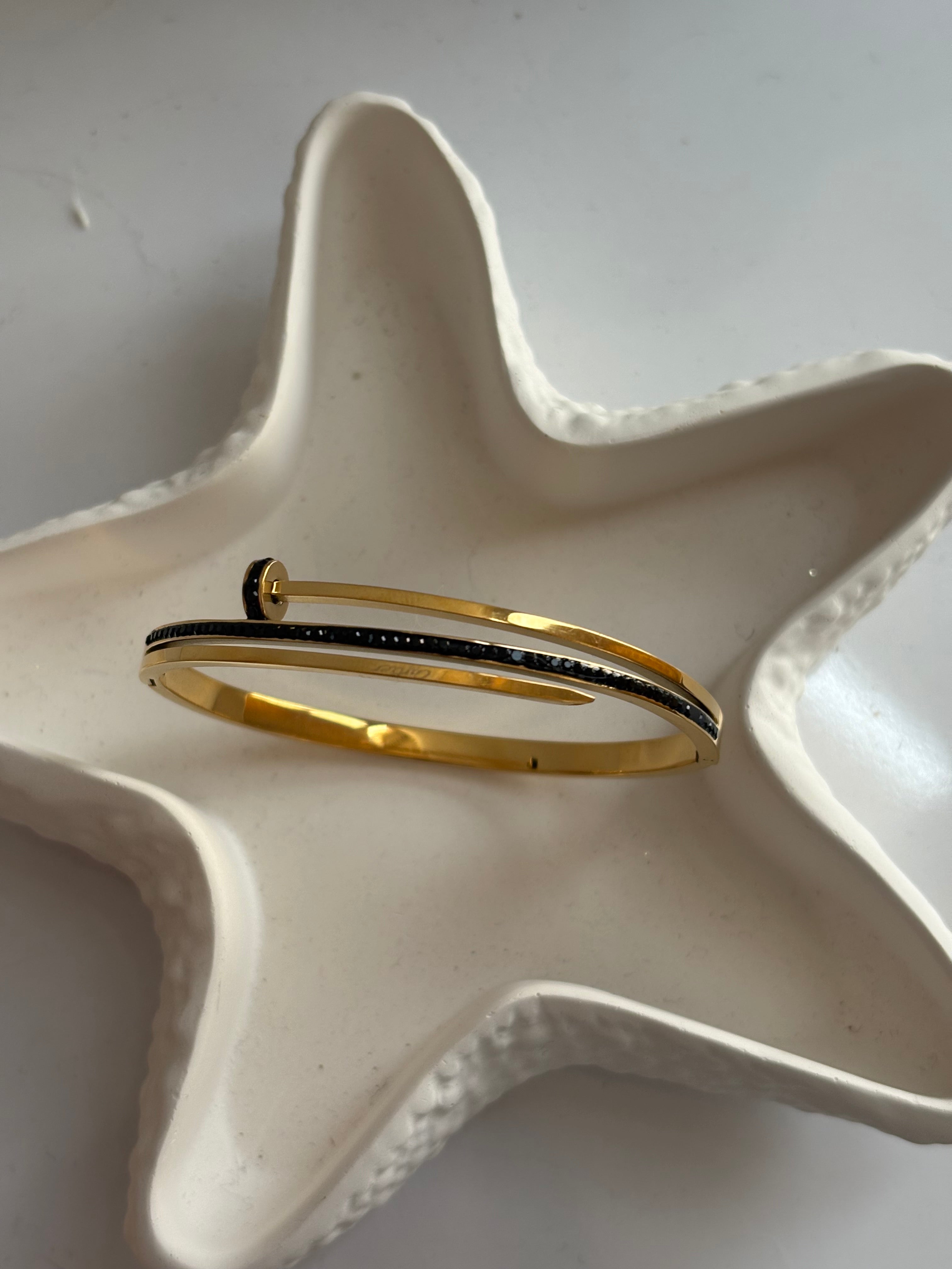 Black nail bracelet(baby size)