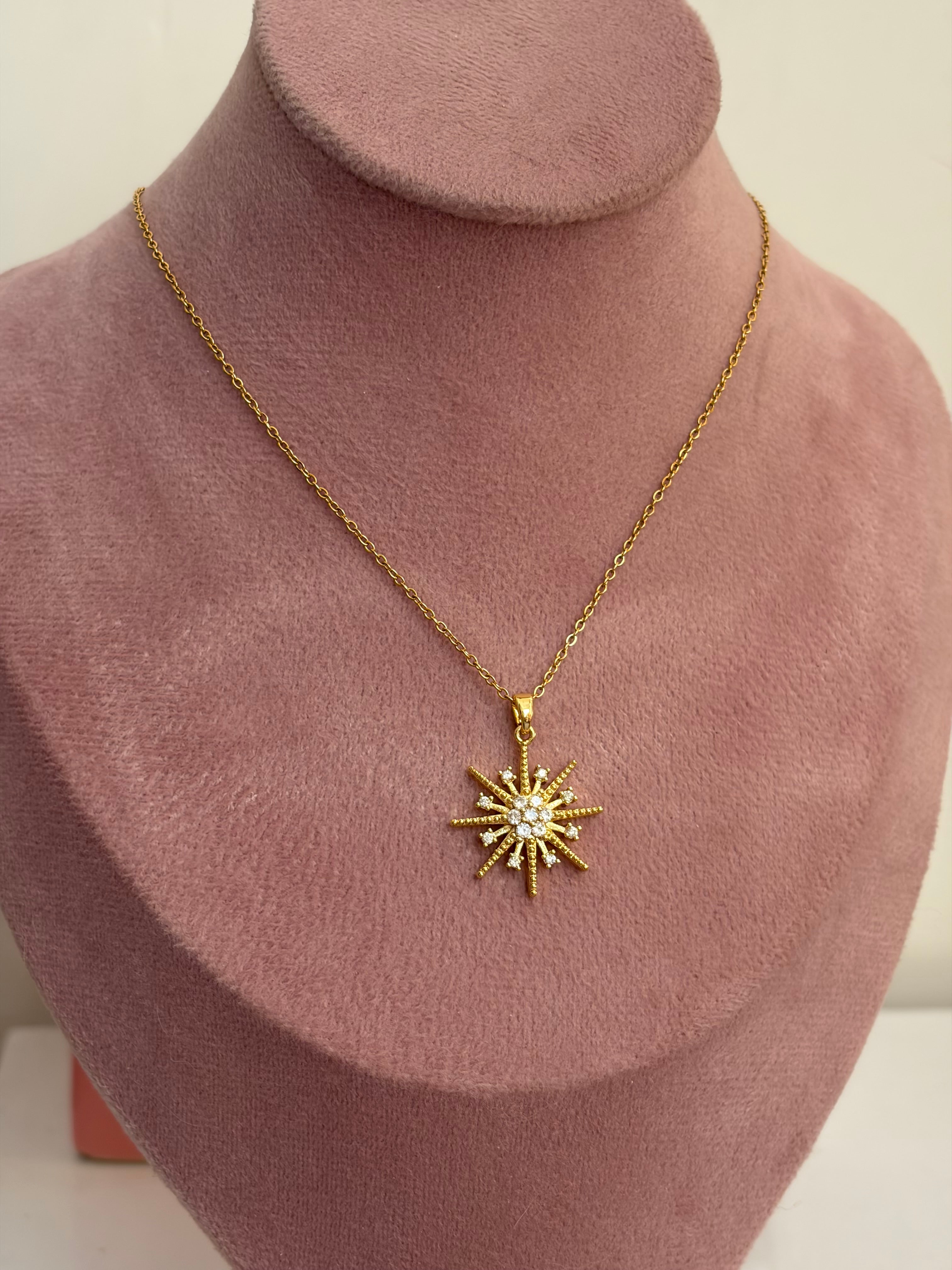 Snowflake necklace