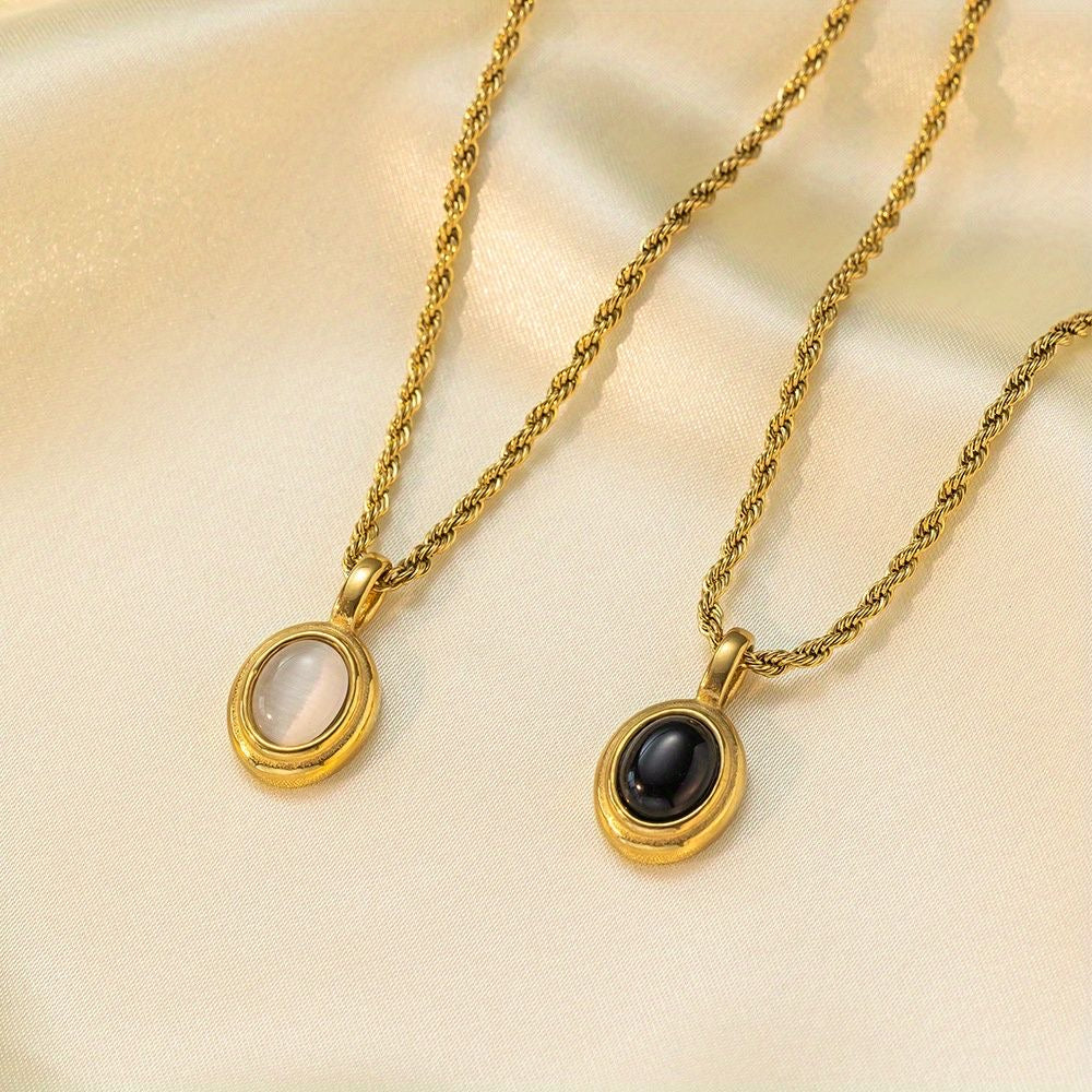 Oval necklace