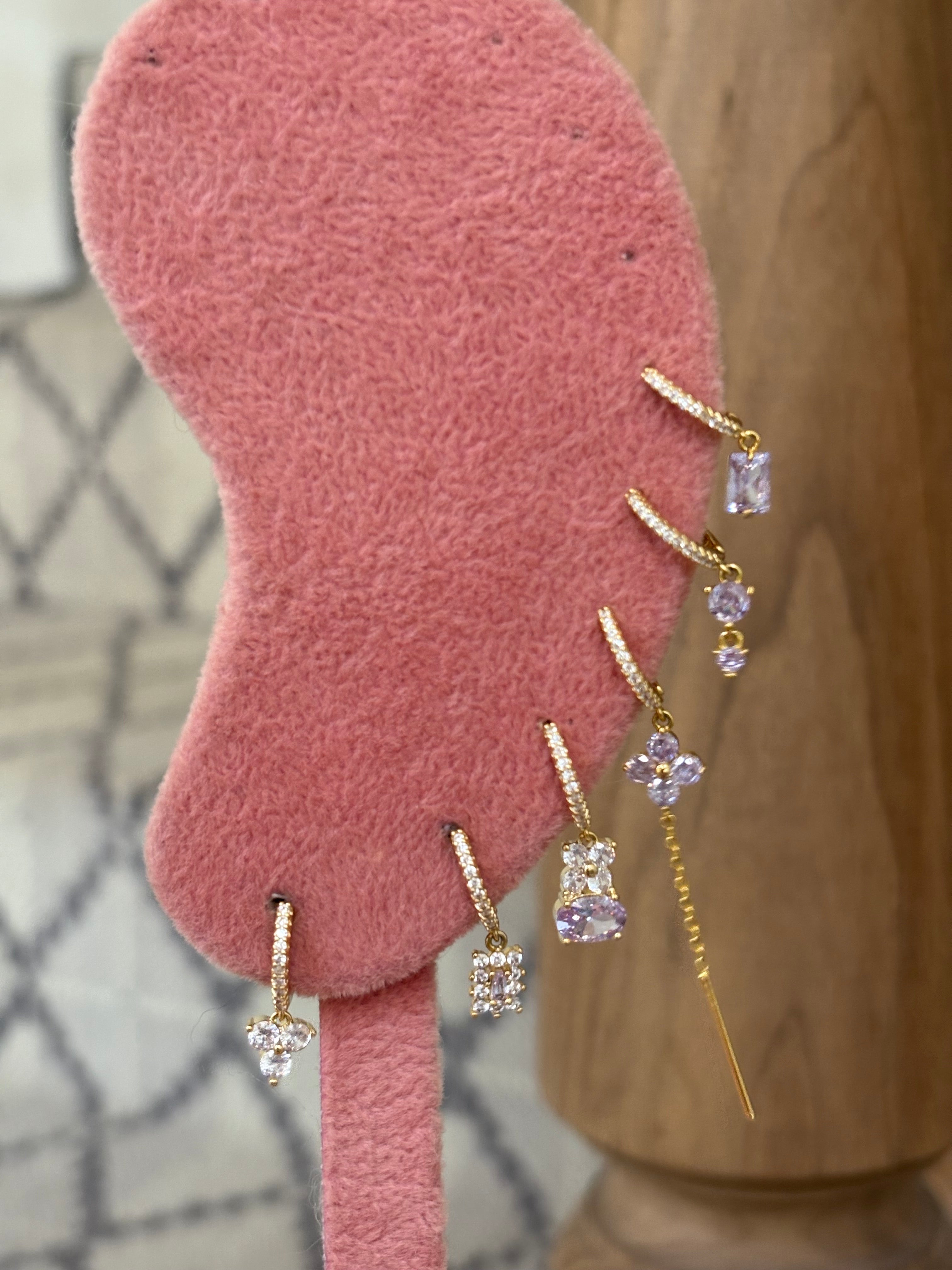 Purple ear set