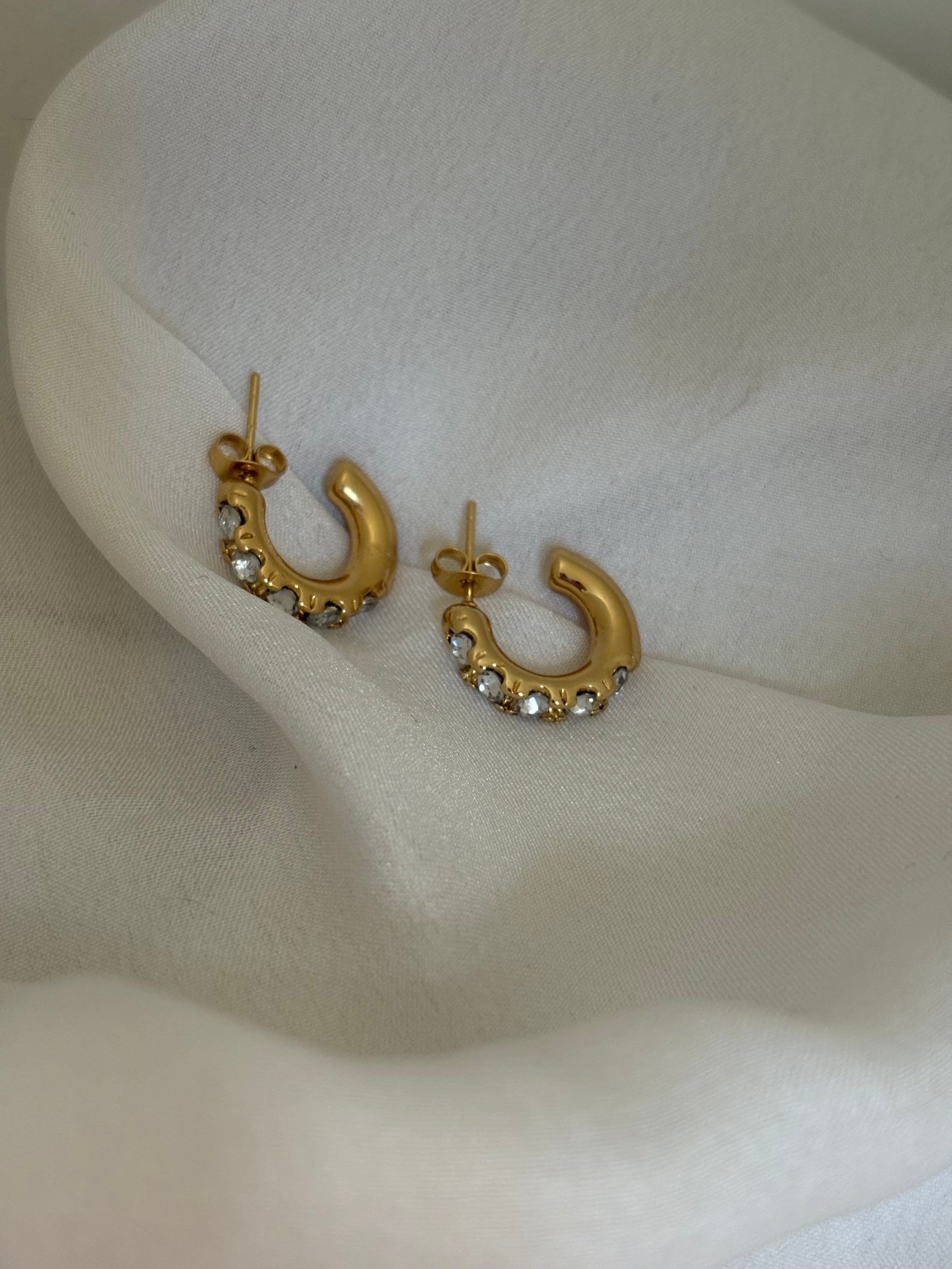 Stone earring