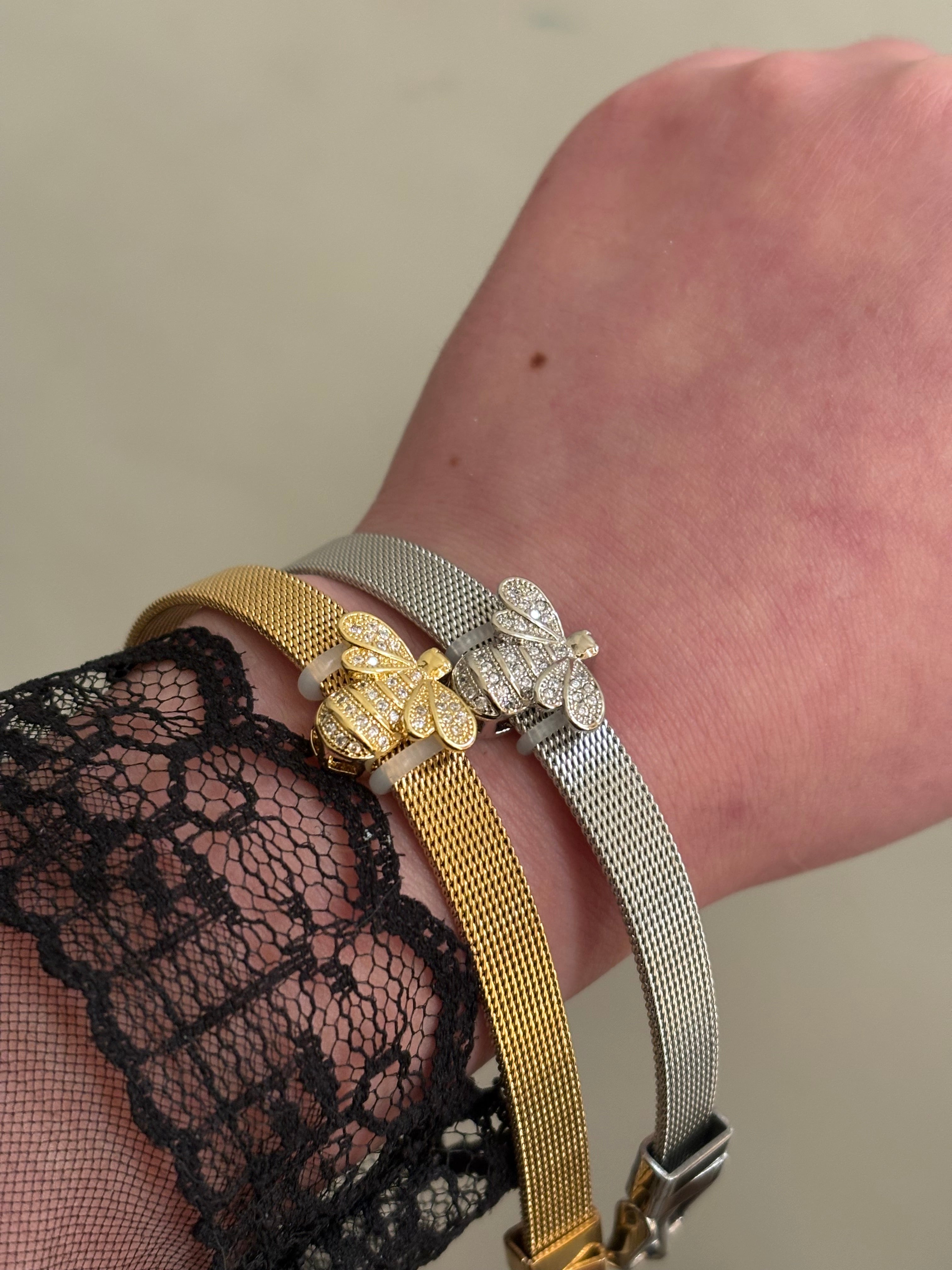 Bee strap bracelet