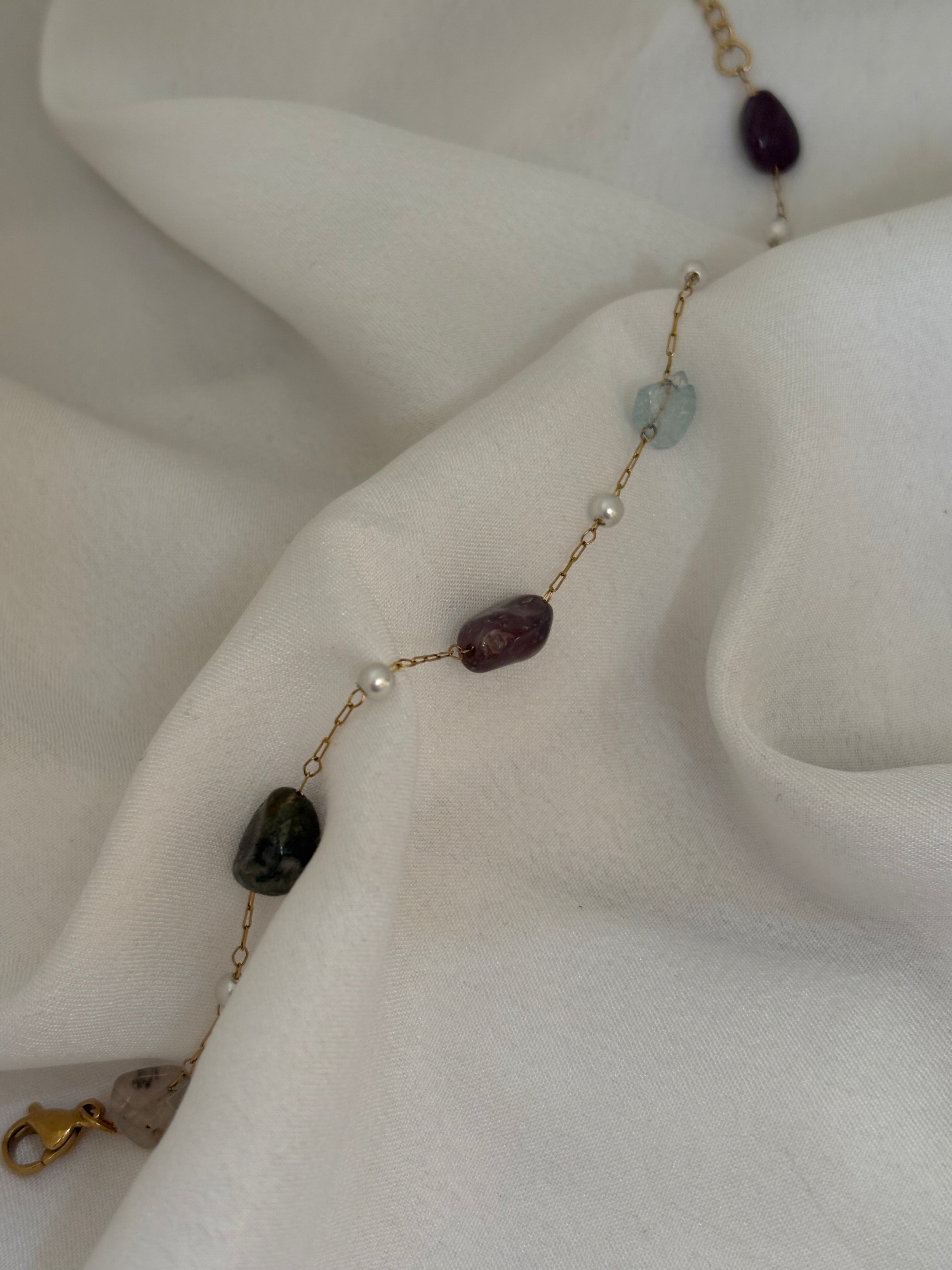 Dark stone bracelet
