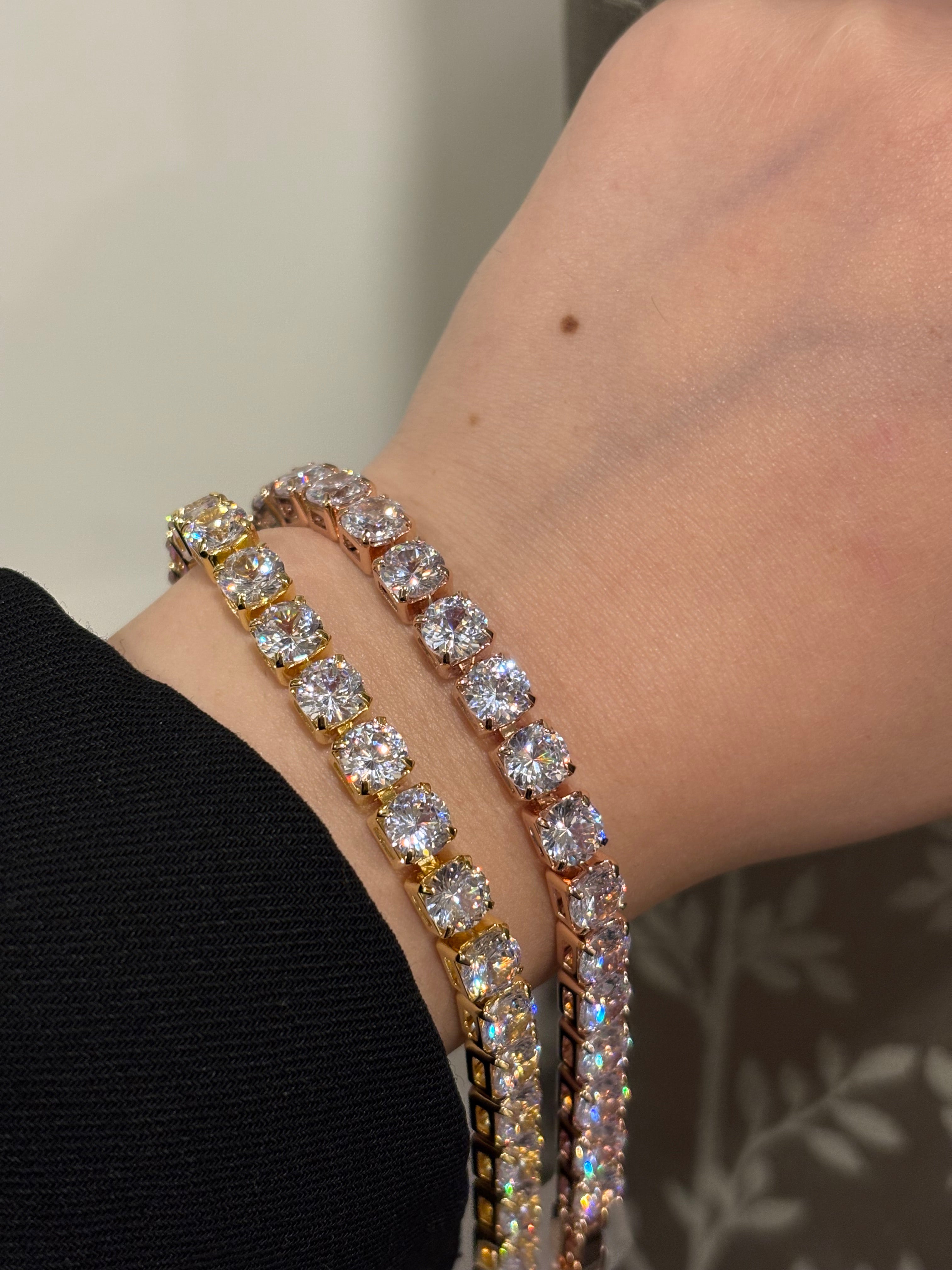 Chunky tennis bracelet