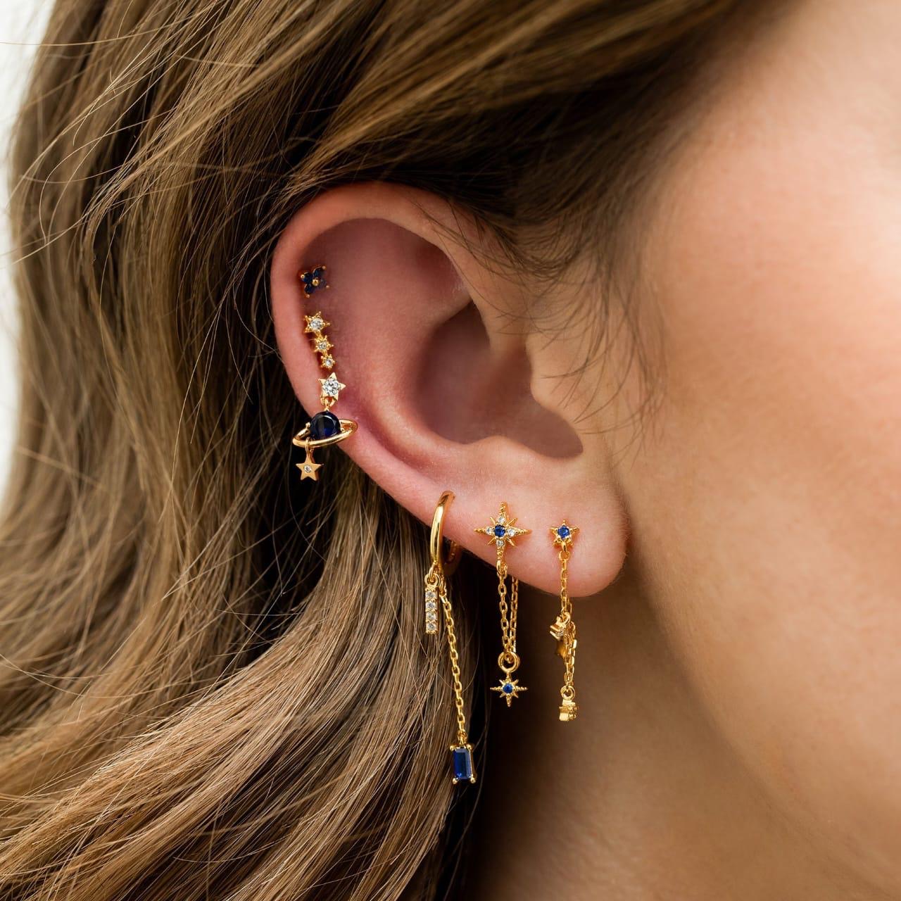 Bluish earset
