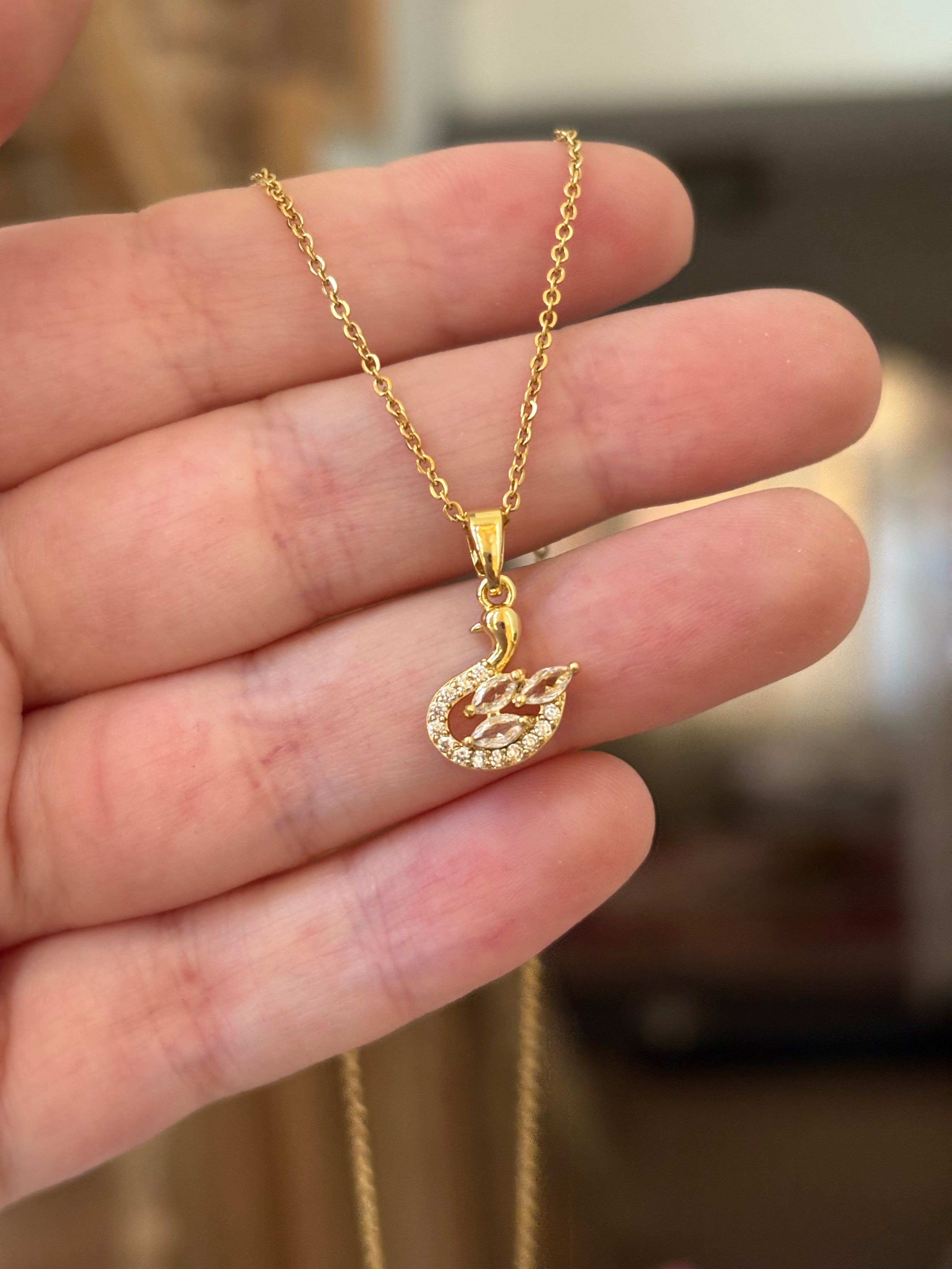 Swan necklace