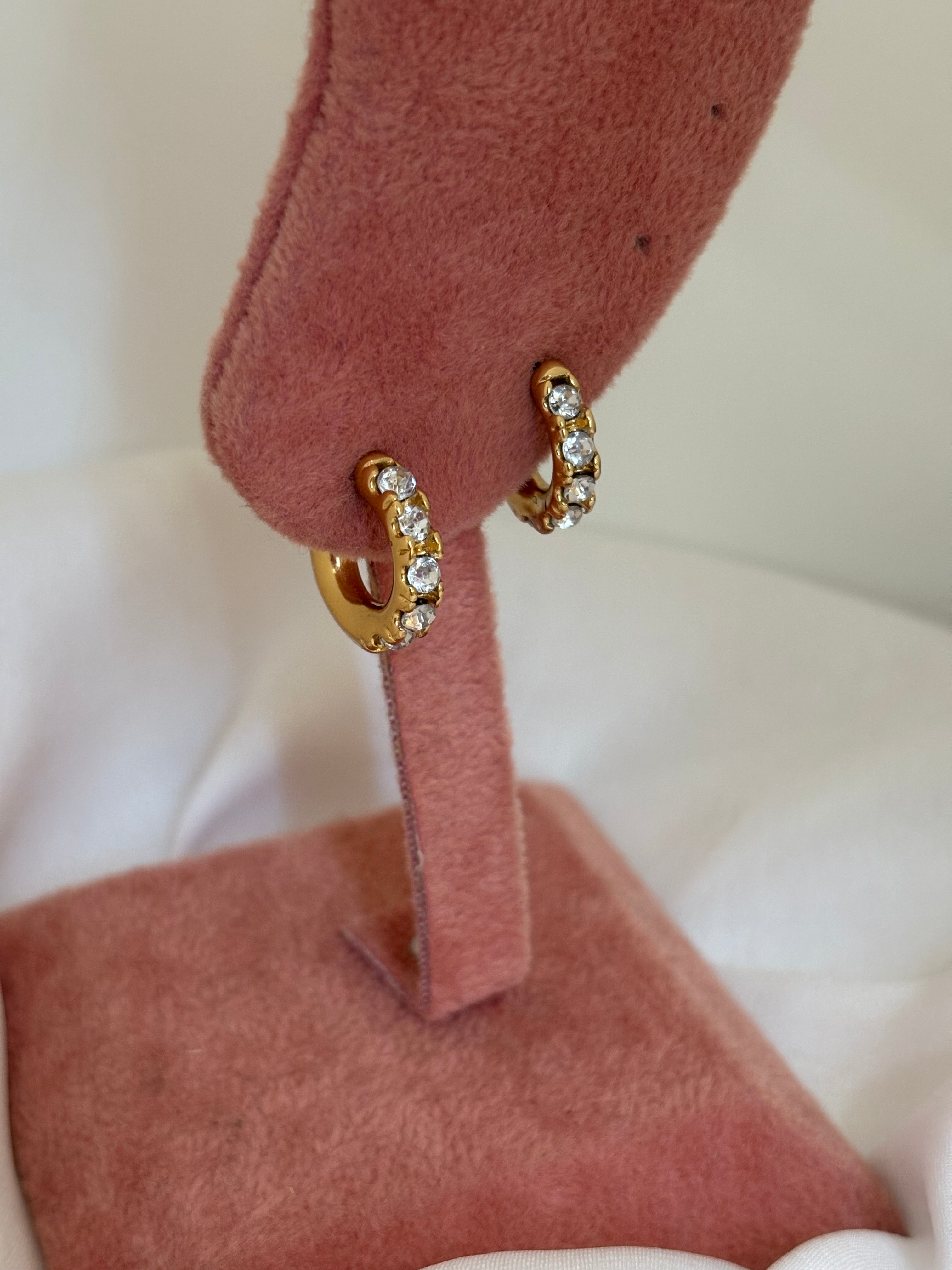 Stone earring