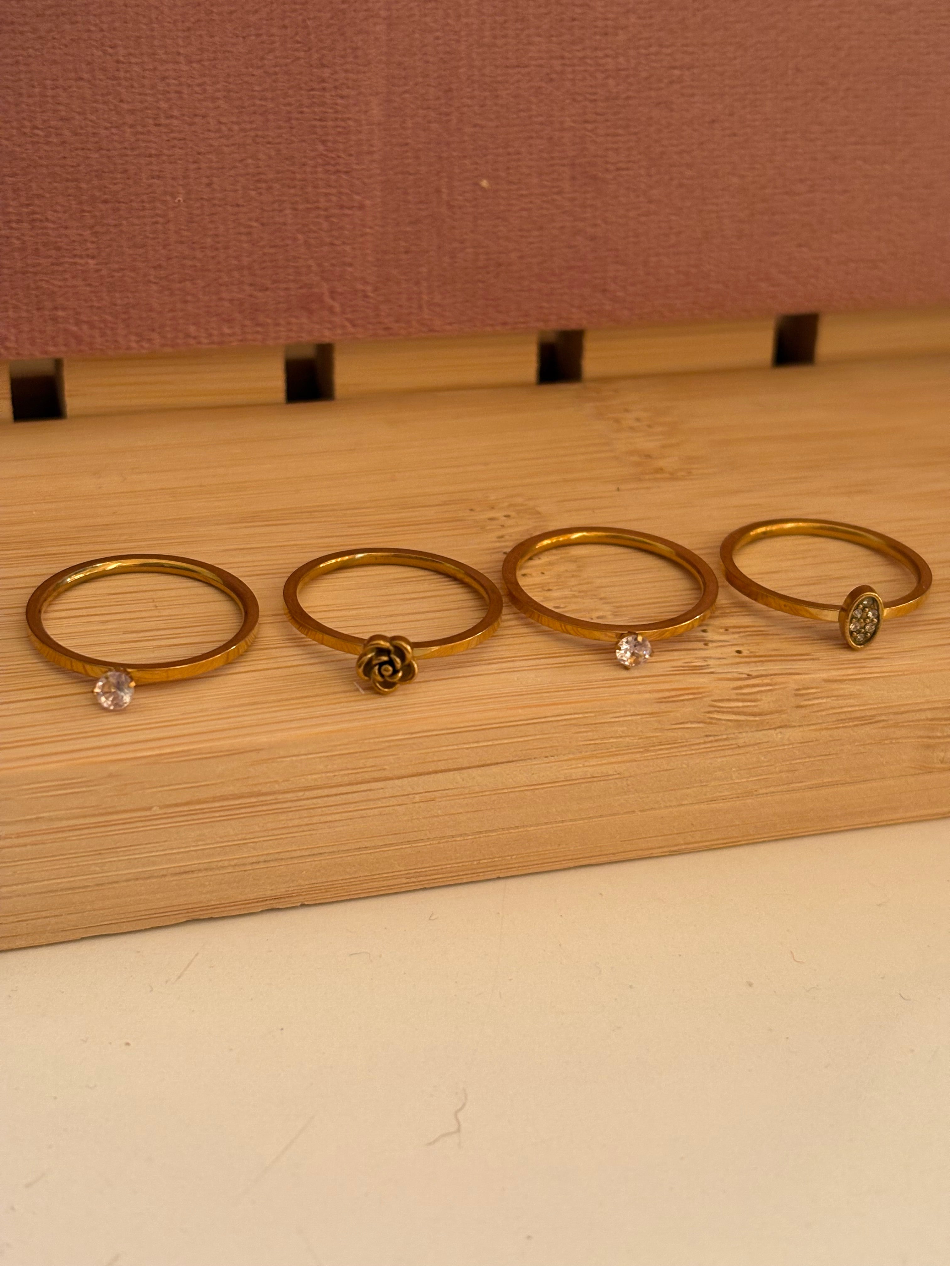 Rose ring set