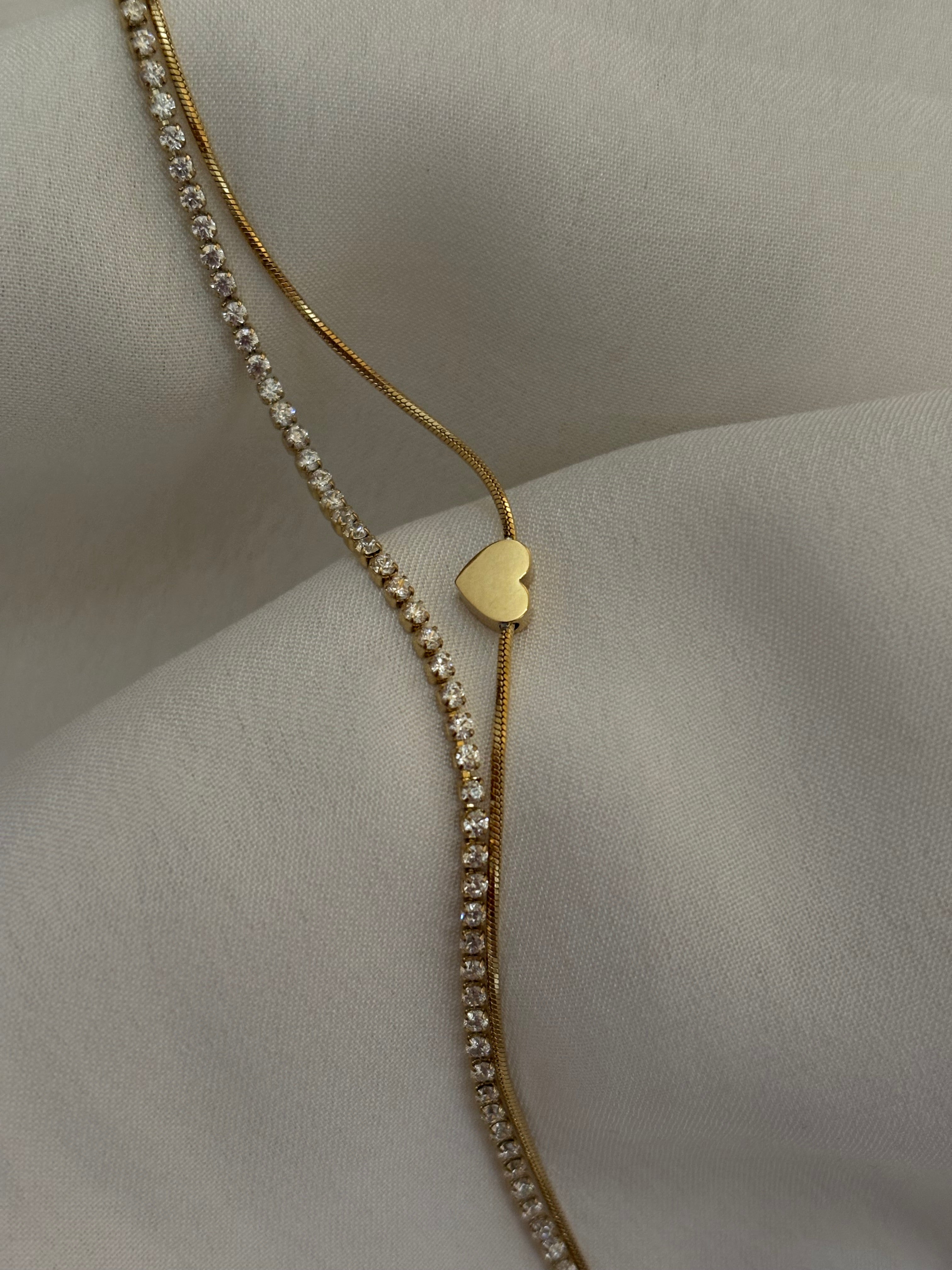 Heart shine bracelet