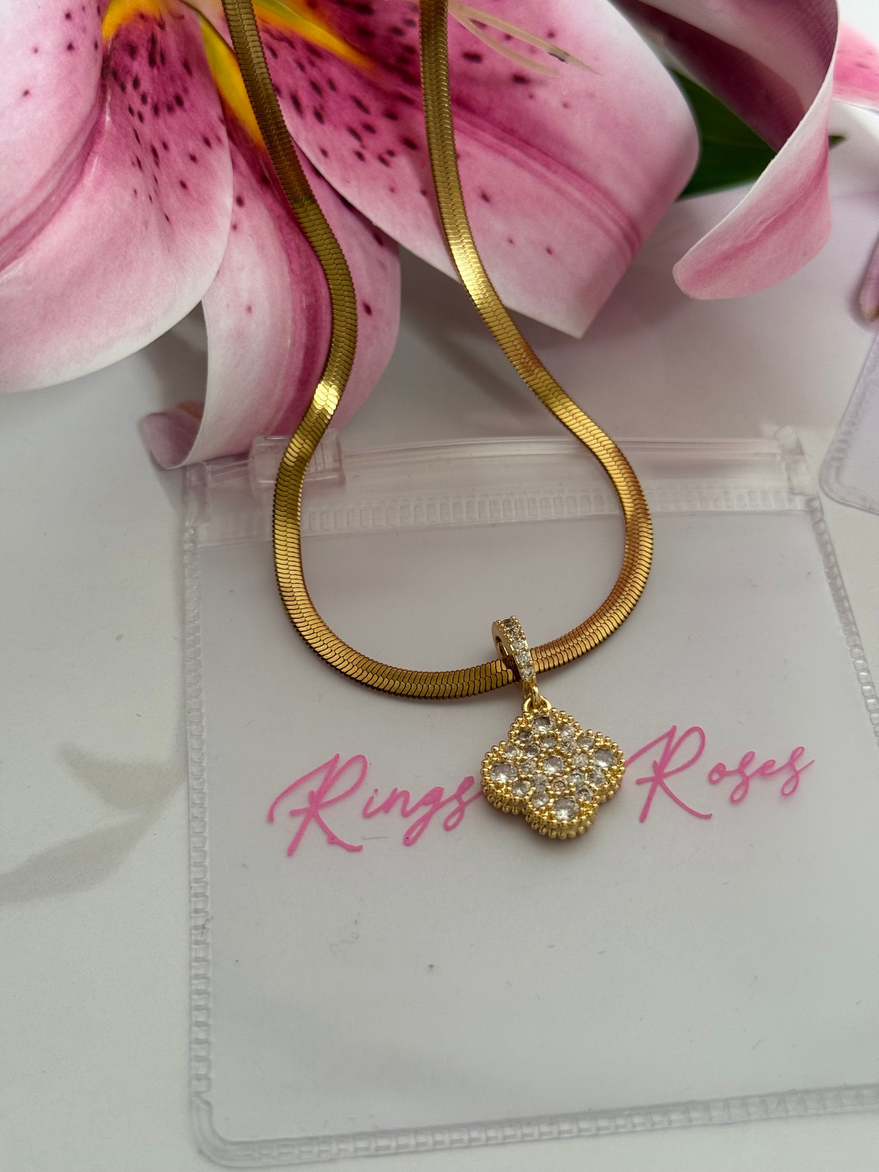 Studded clove necklace