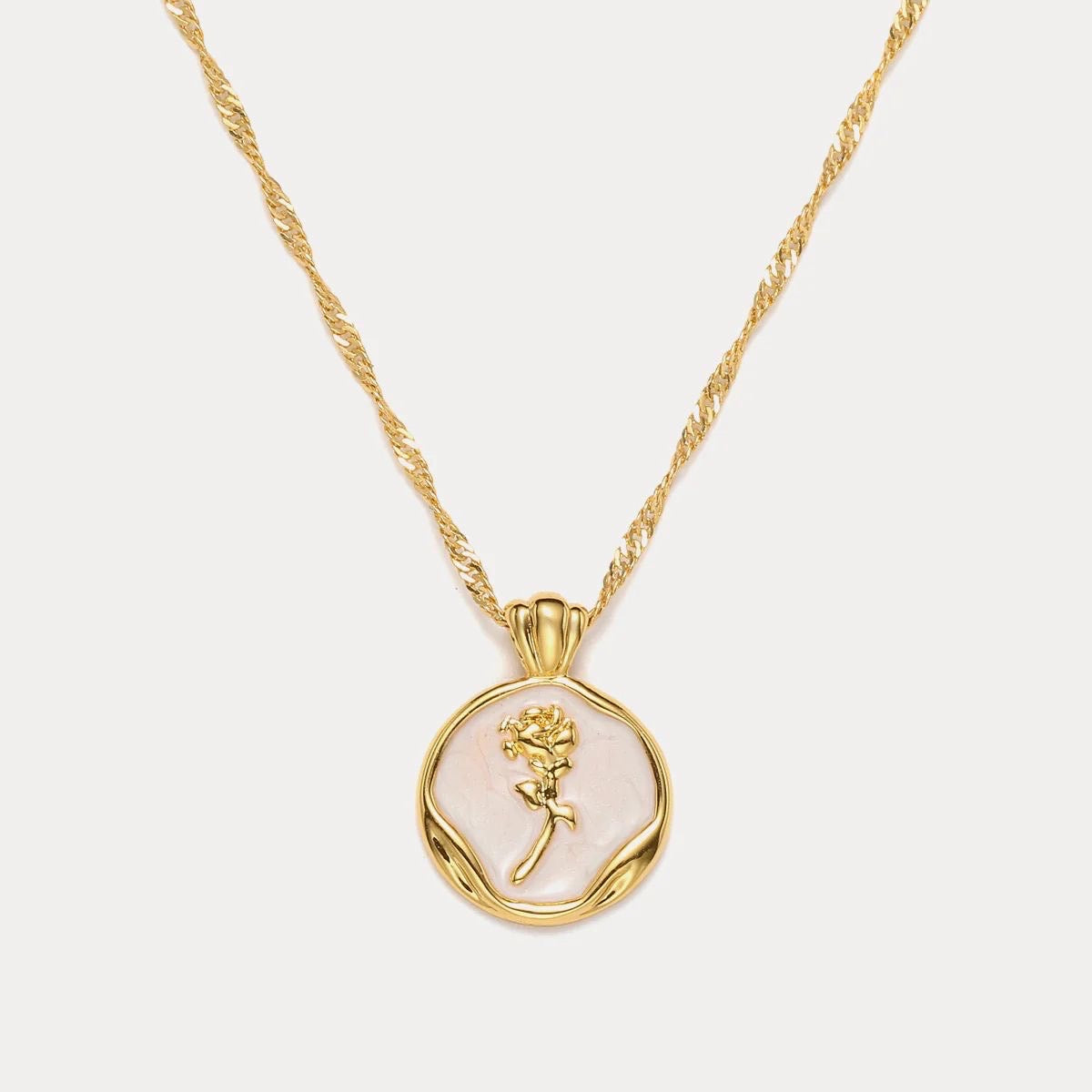 Rose necklace