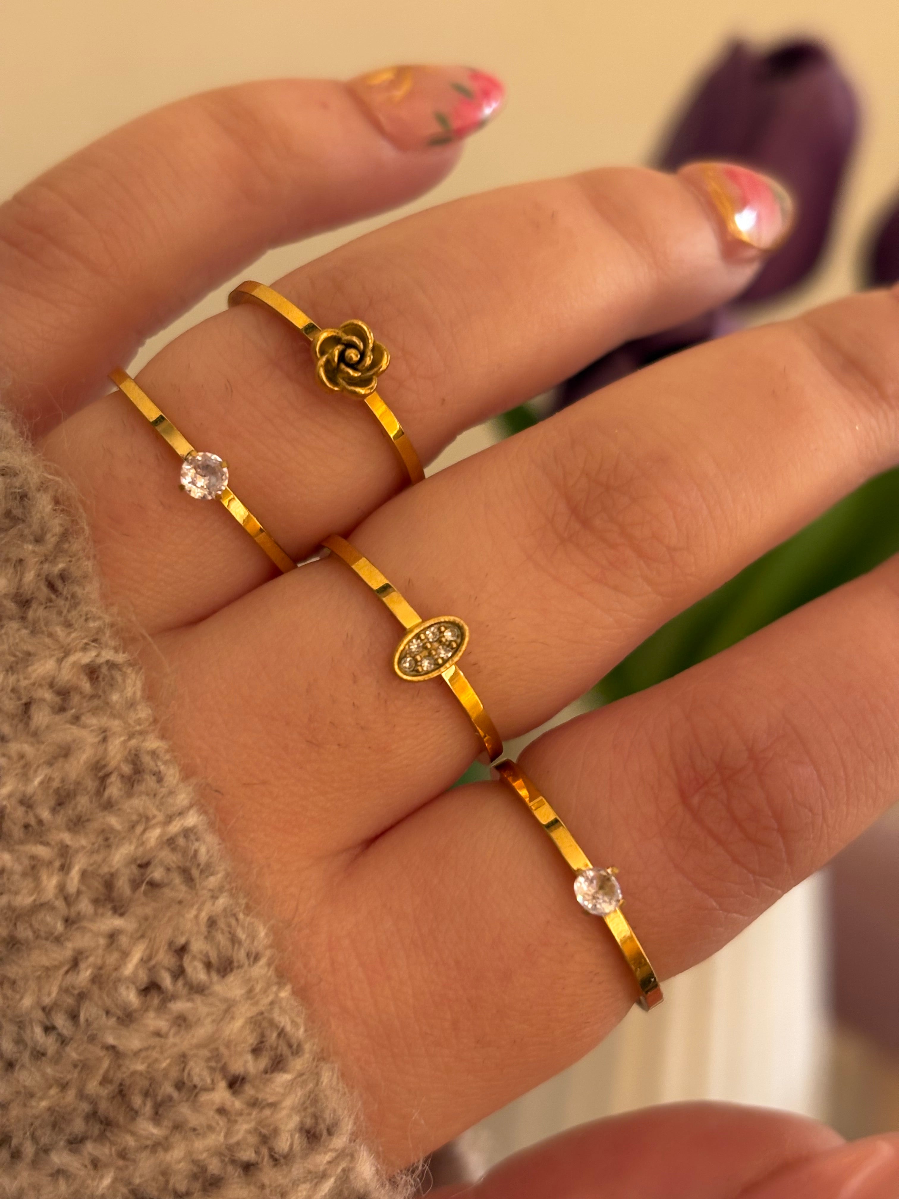 Rose ring set
