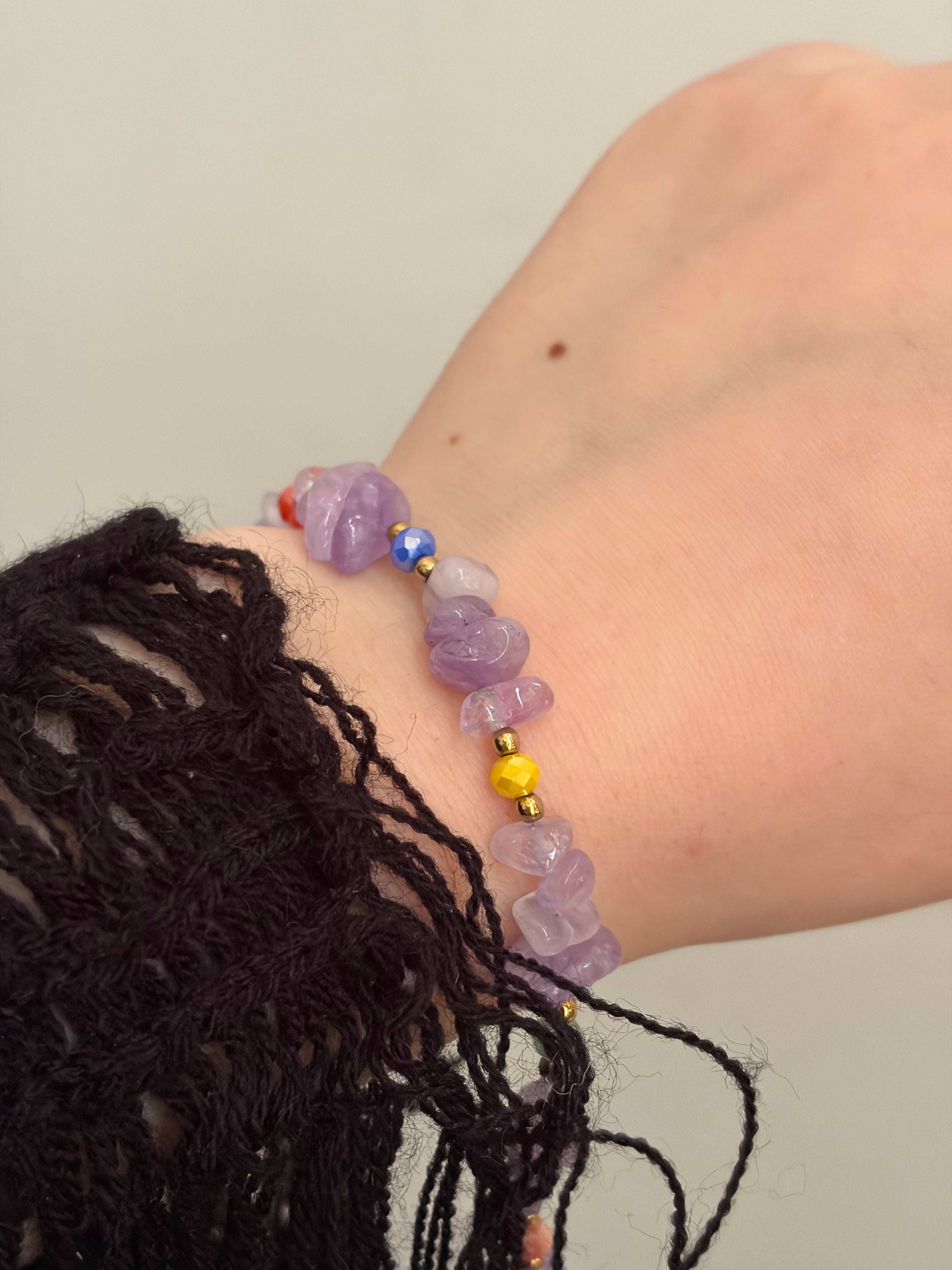Amethyst bracelet