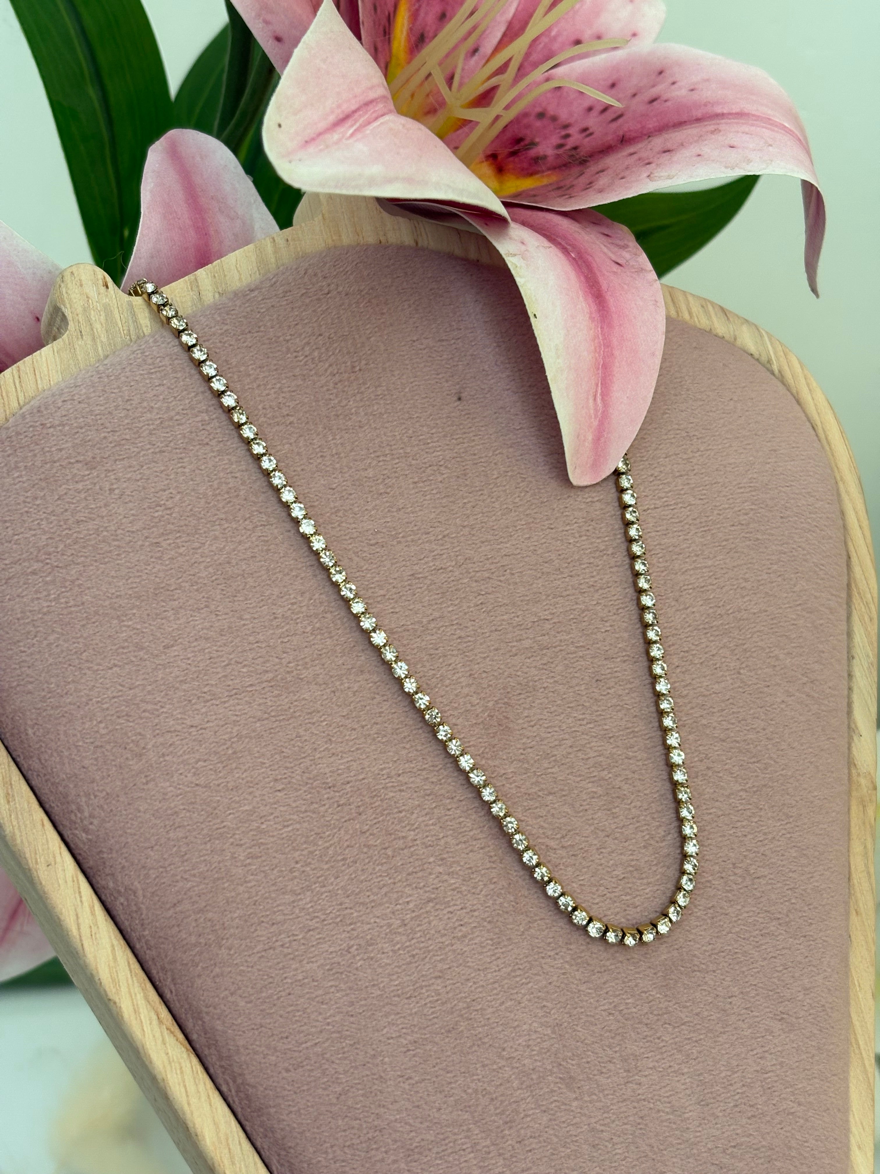 Tennis necklace