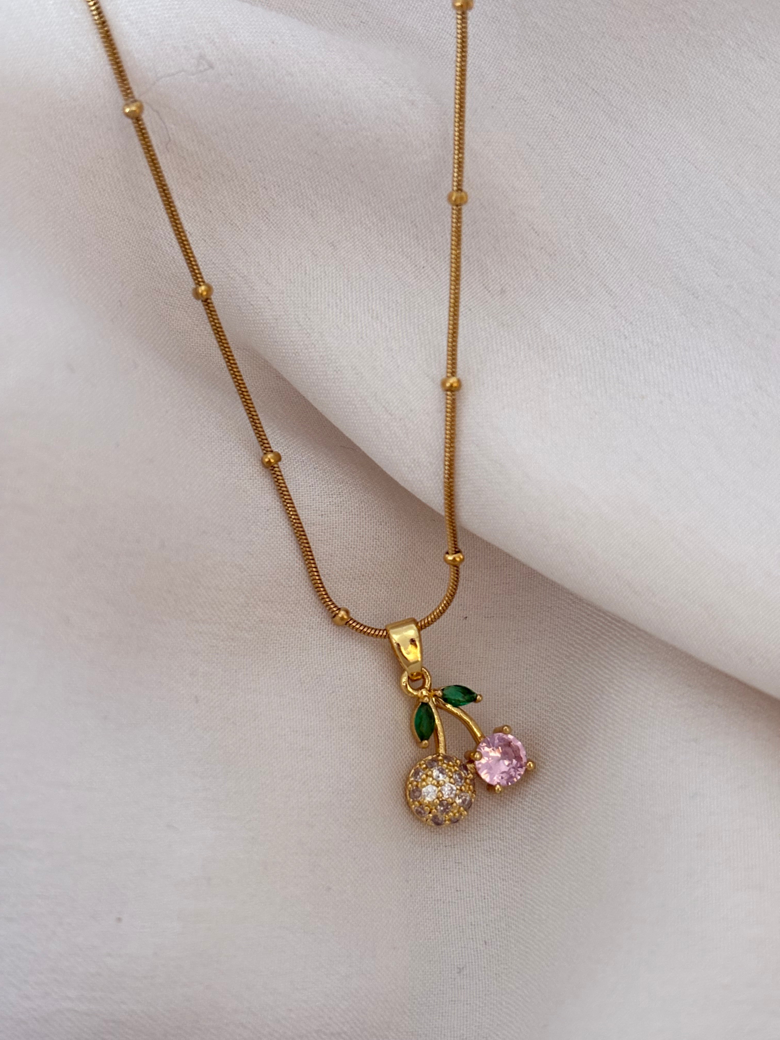 Cherry necklace