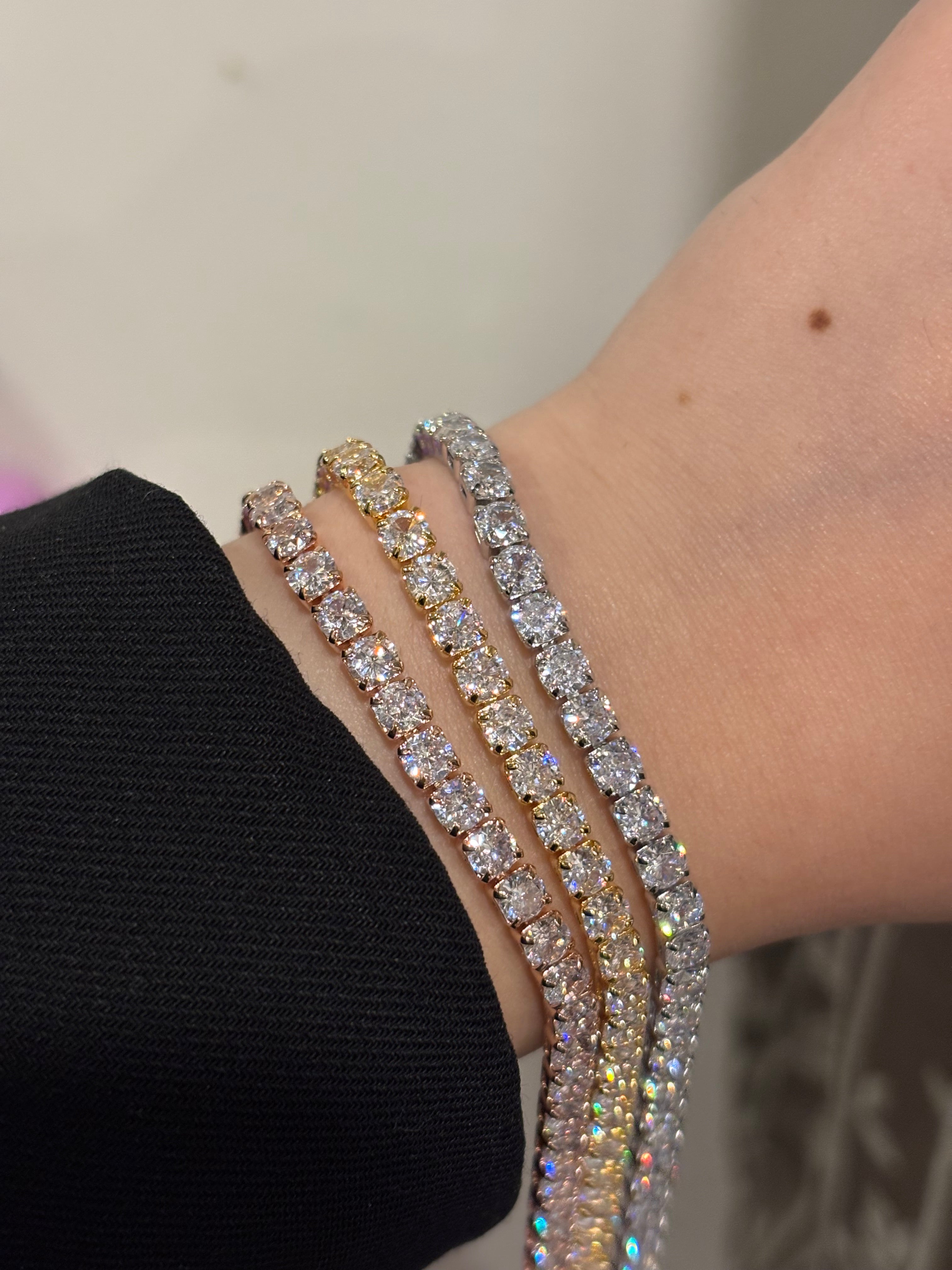 Aura tennis bracelet