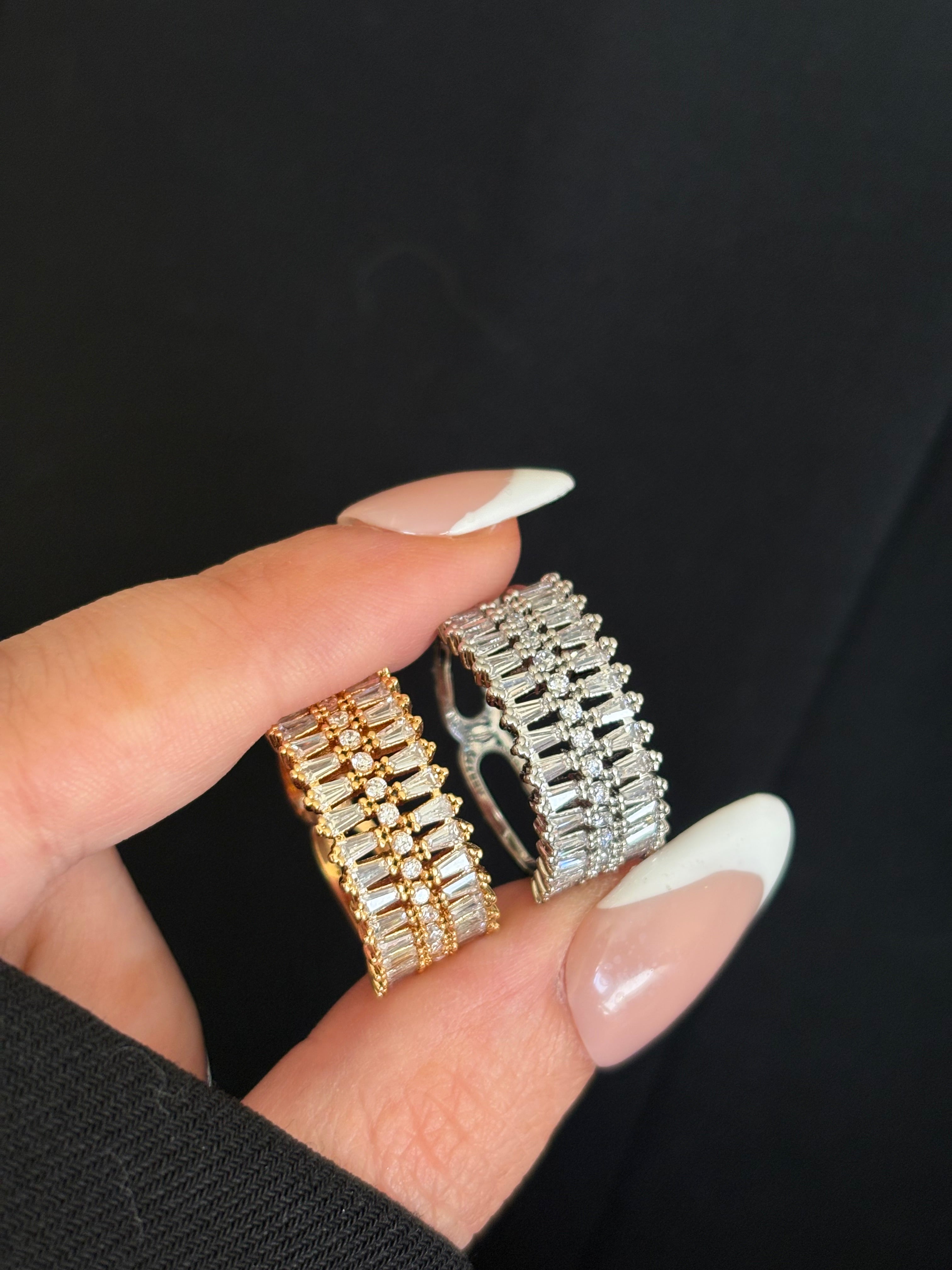 Crystal luxe ring