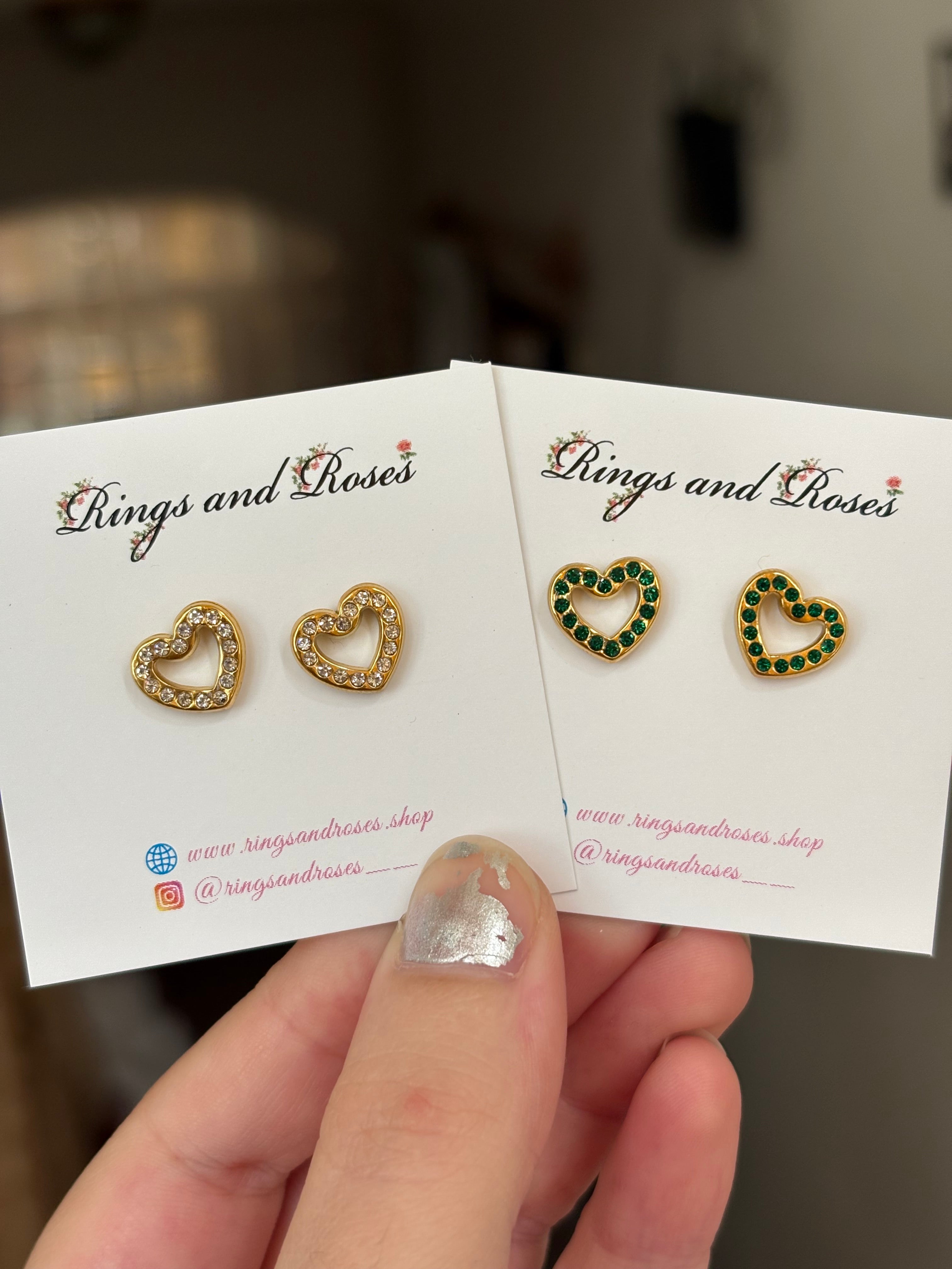 Heart stud