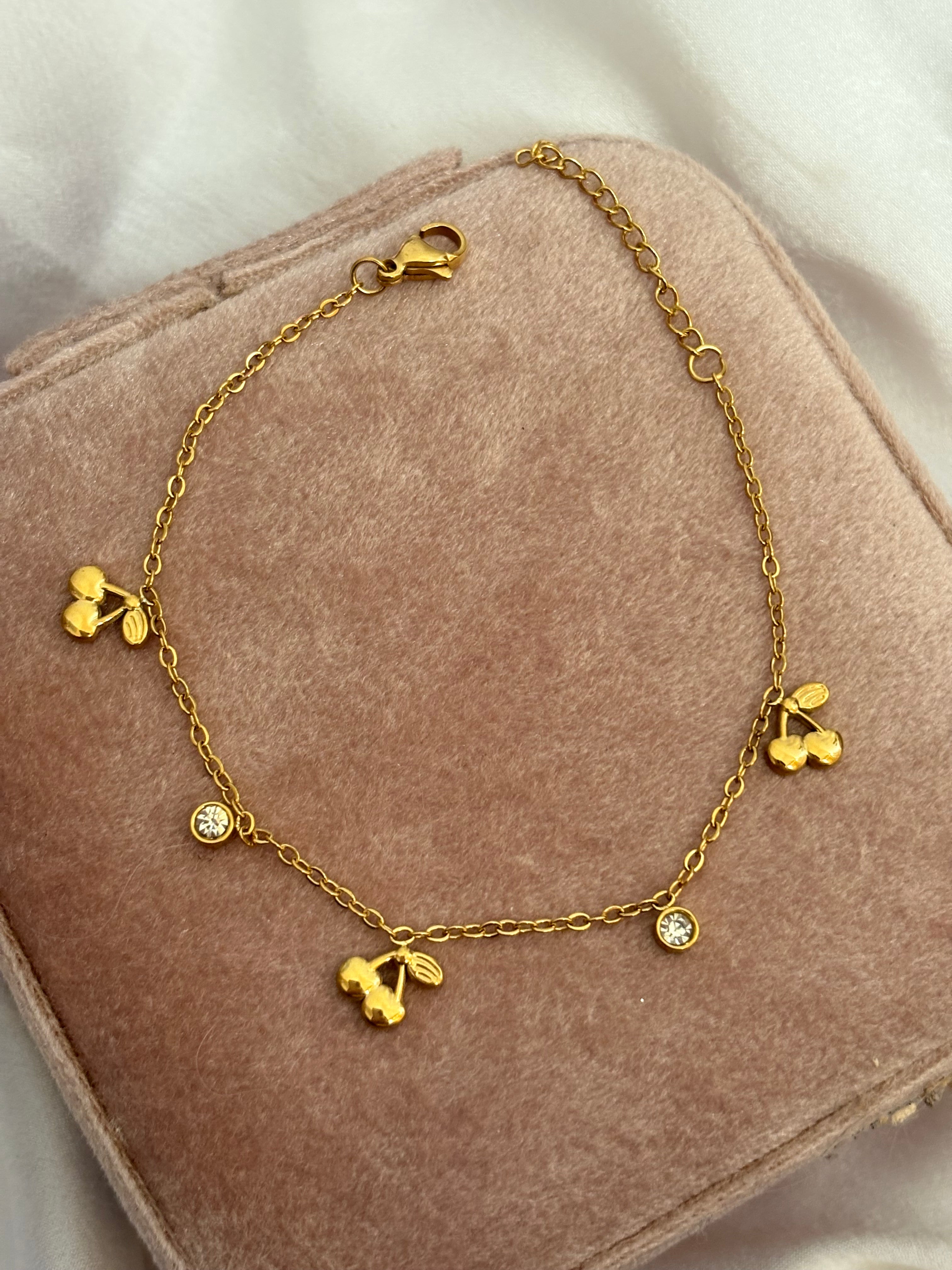 Cherry bracelet