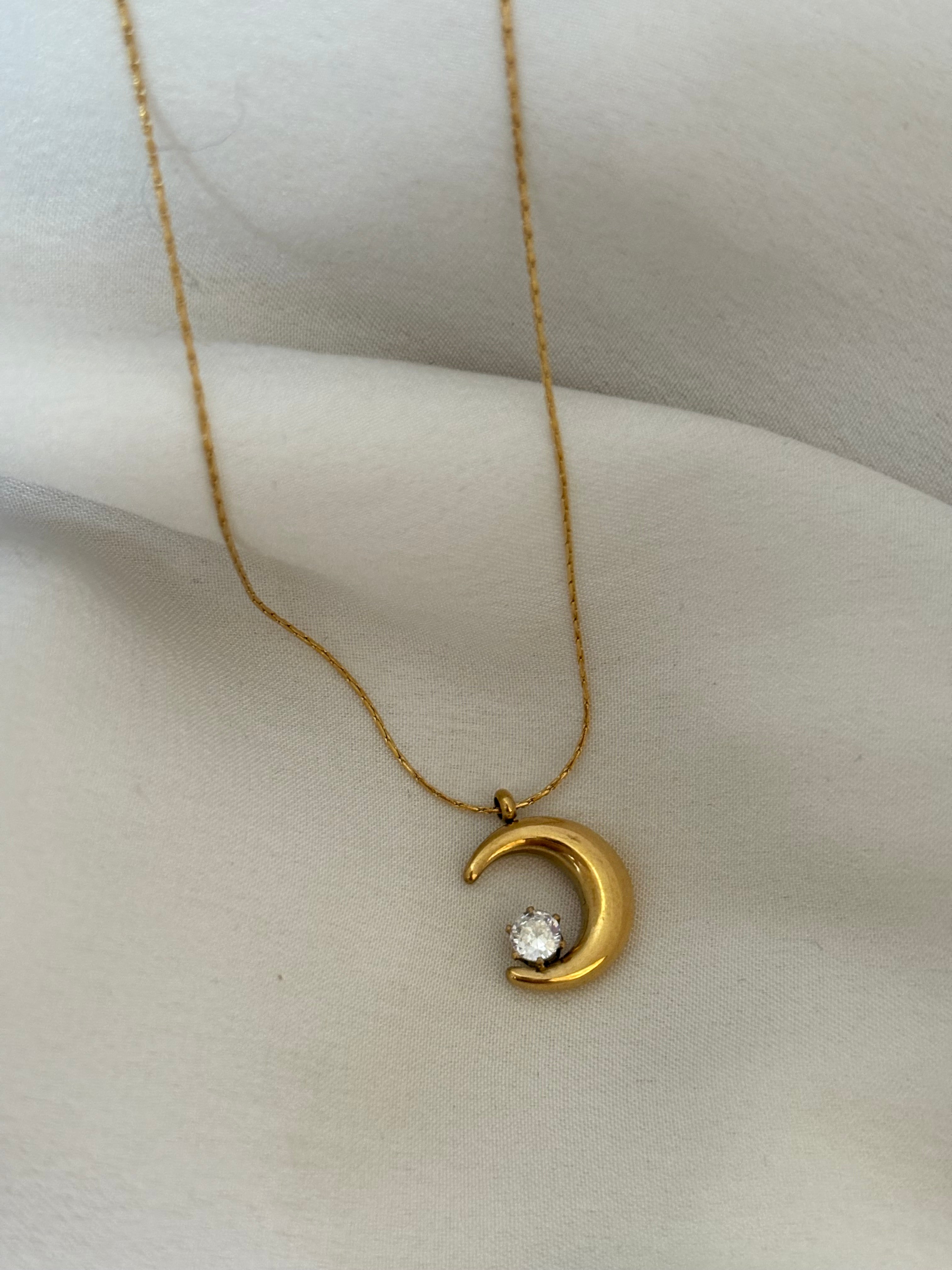 Crescent necklace