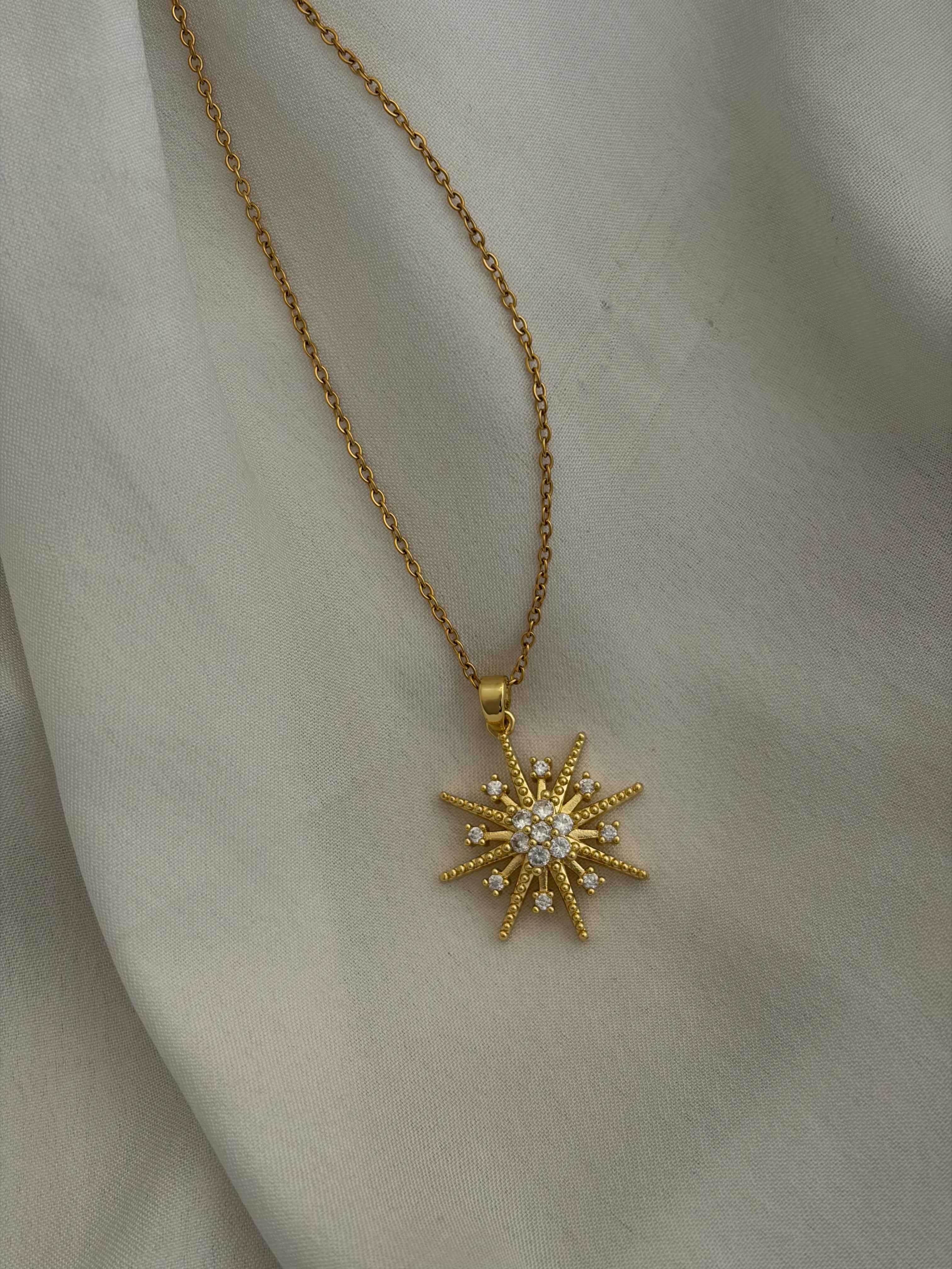 Snowflake necklace