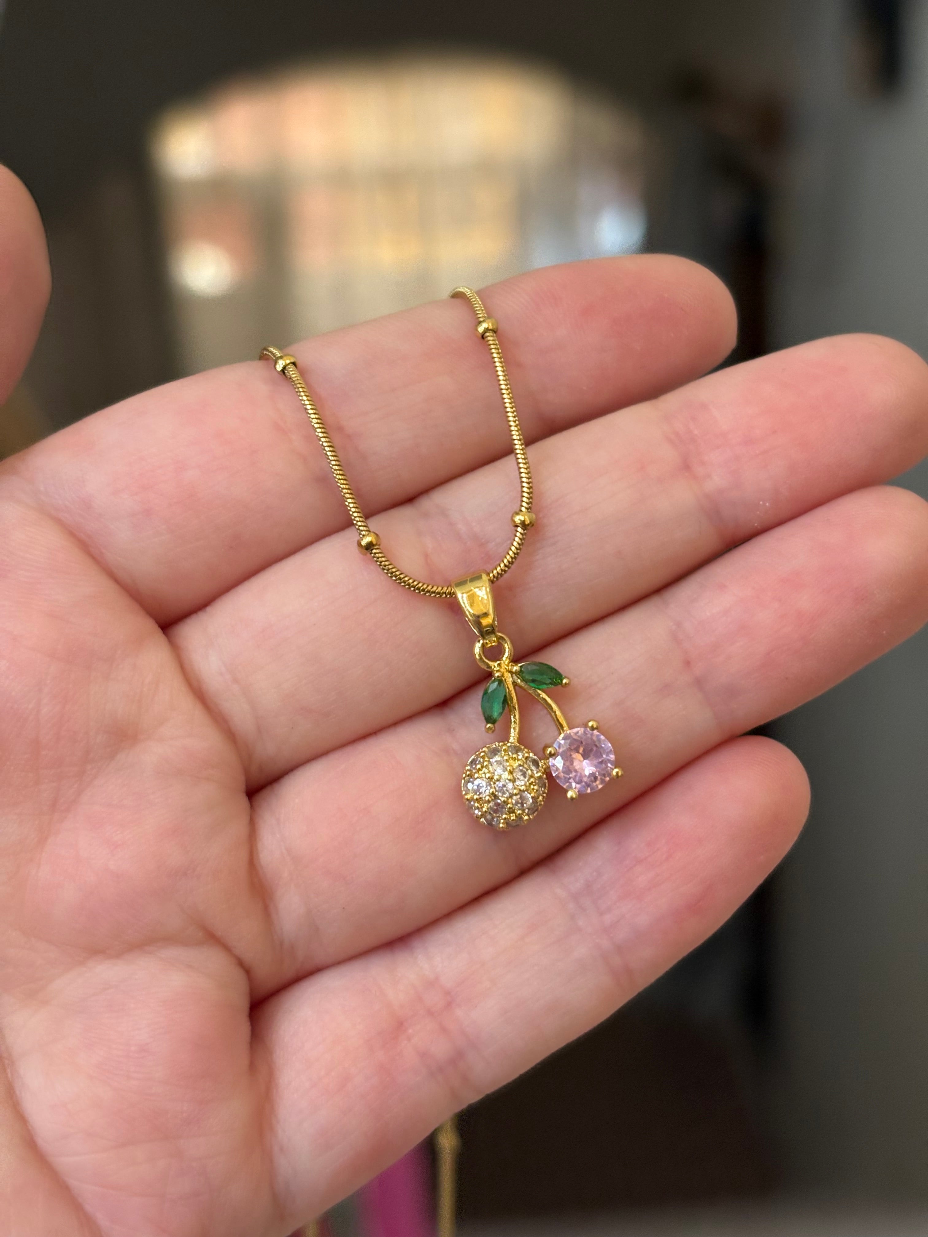 Cherry necklace