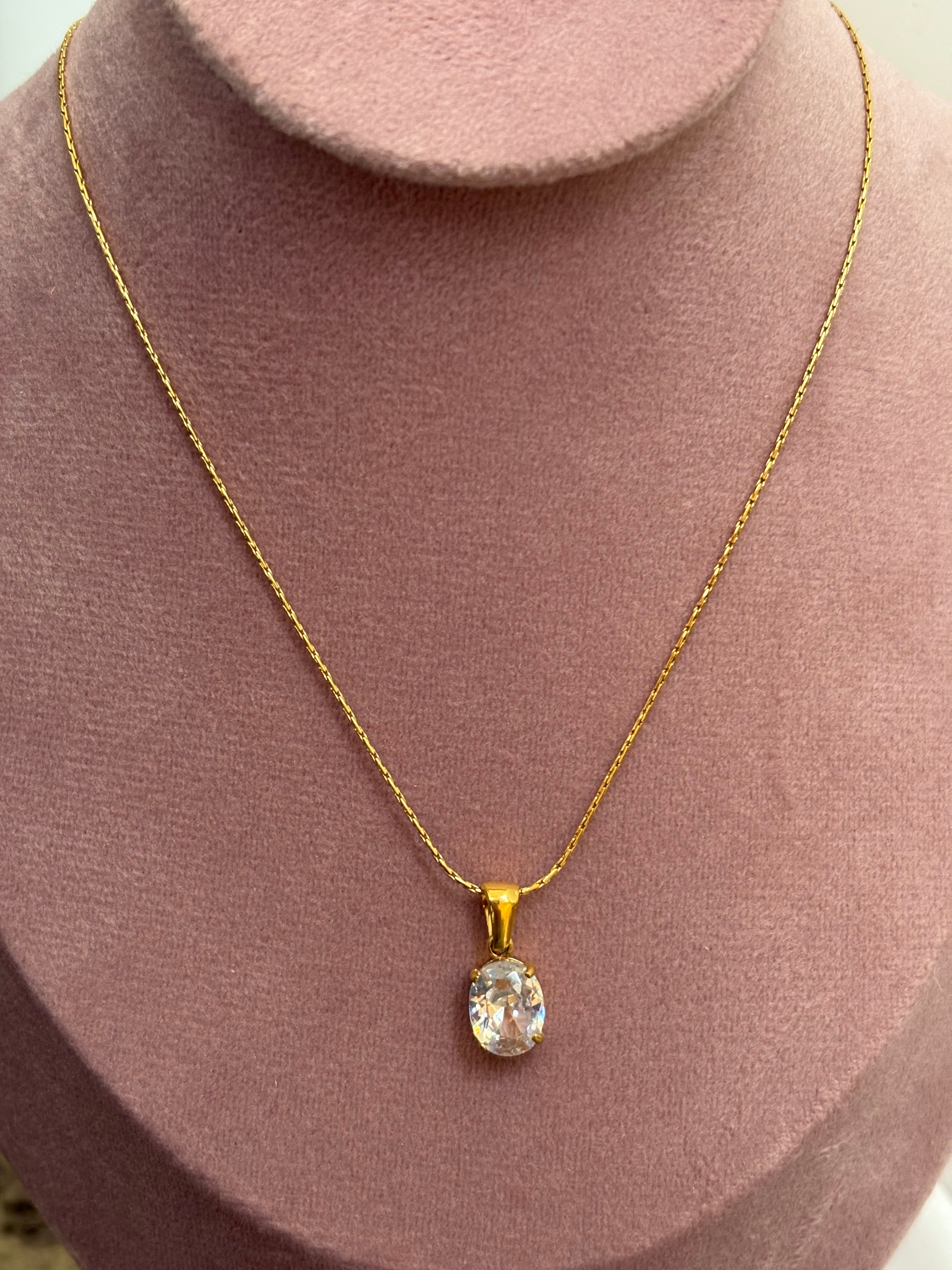 Oval necklace