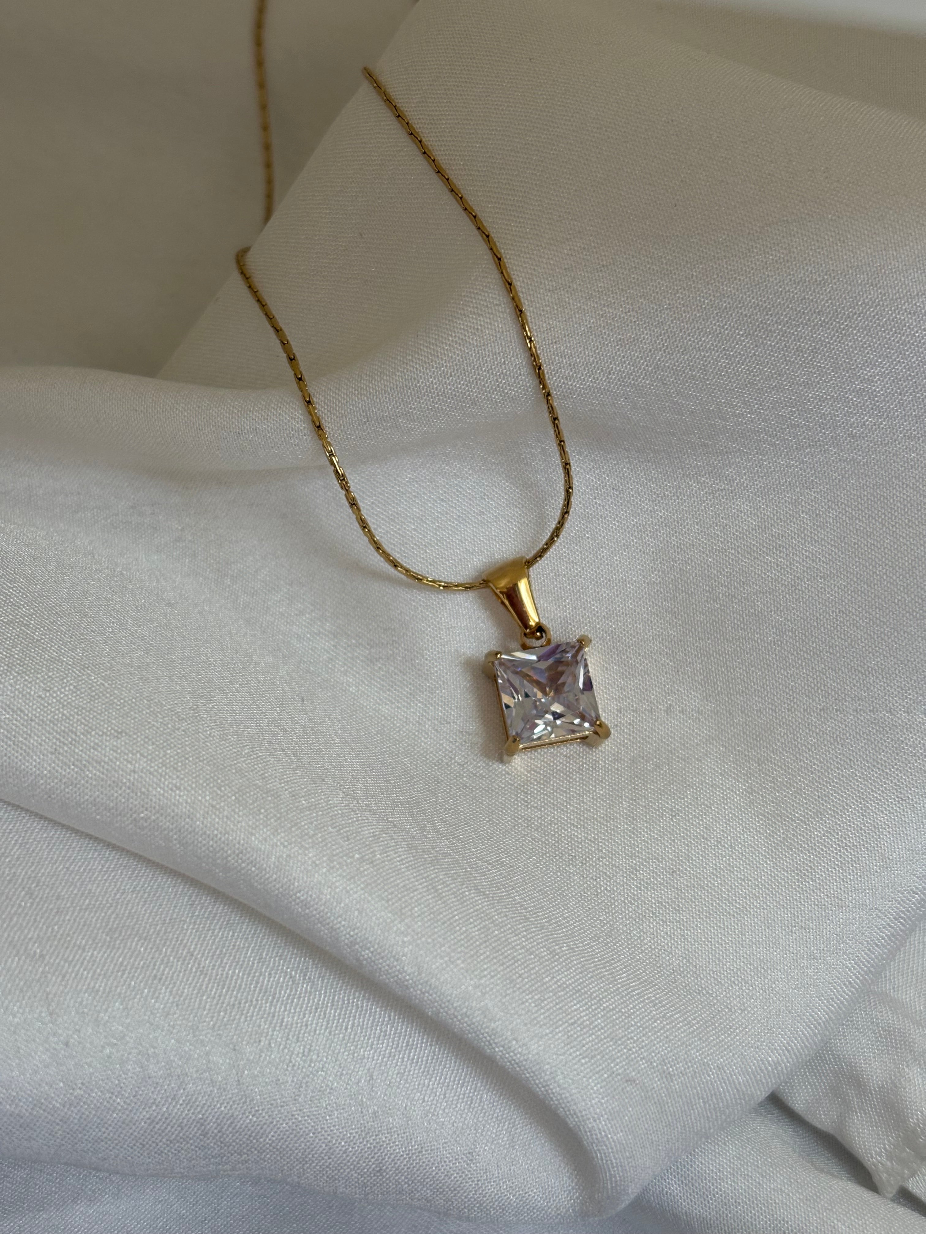 Square necklace