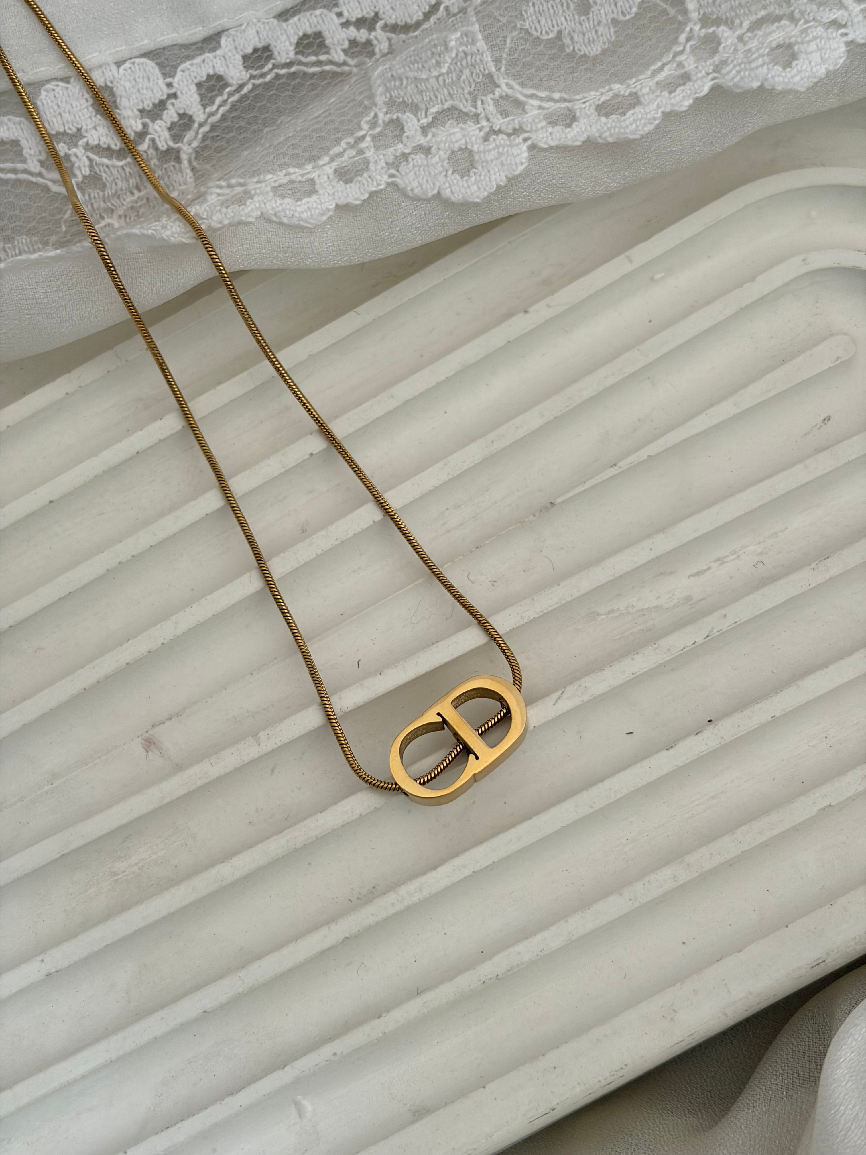 Cd necklace
