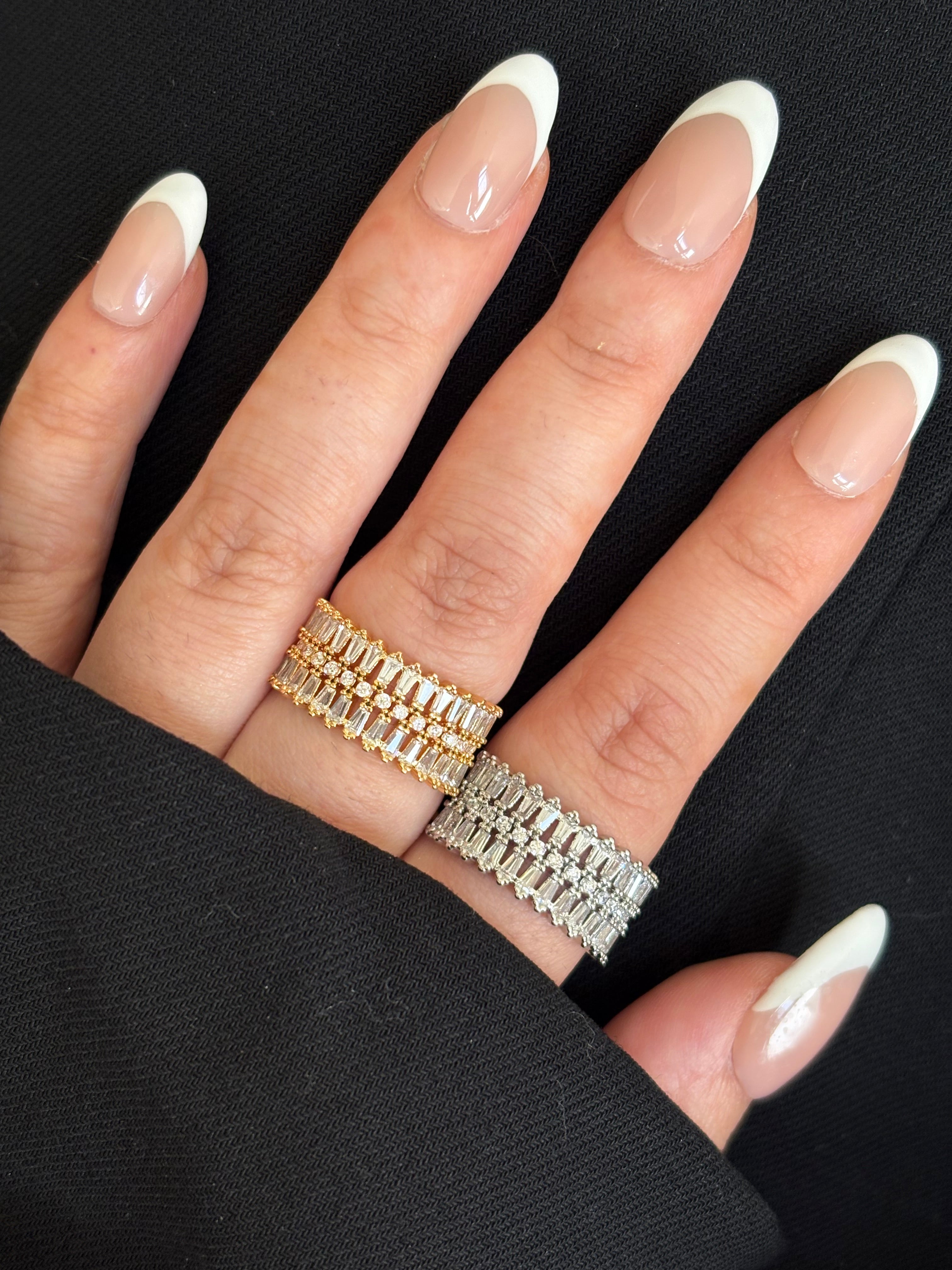 Crystal luxe ring