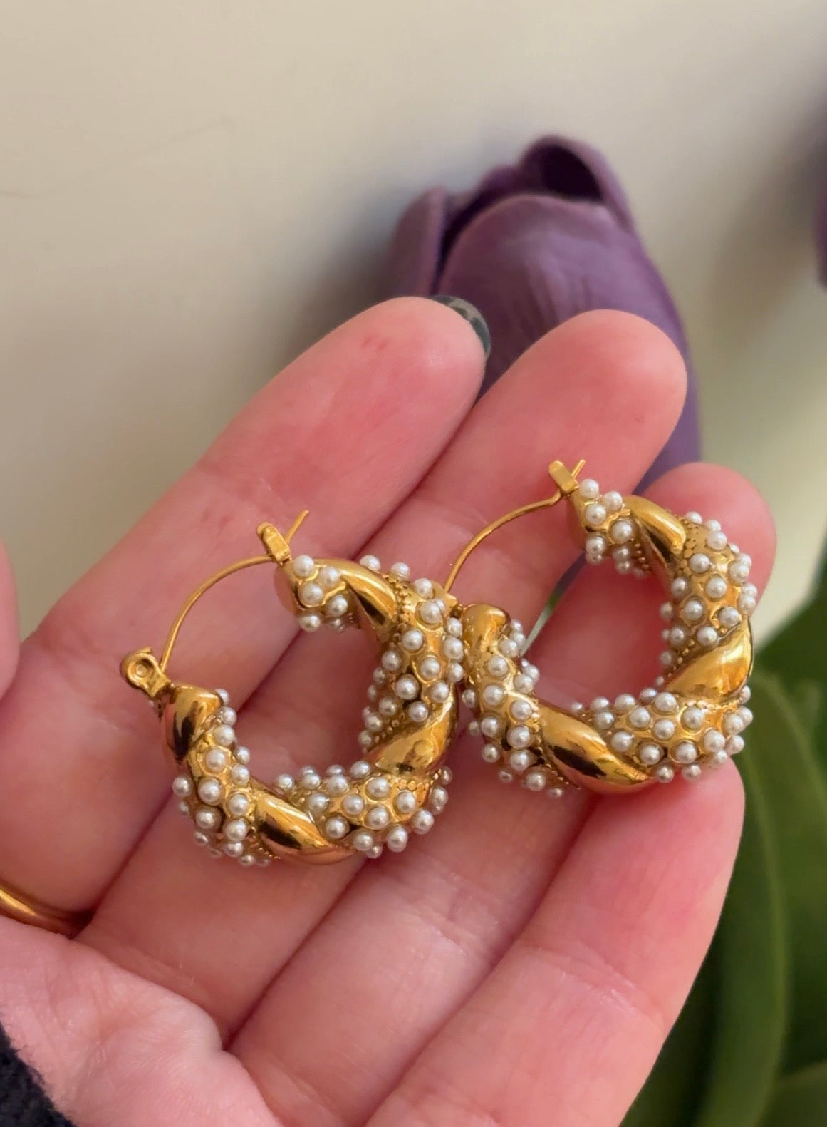 Prejudice pearl earring