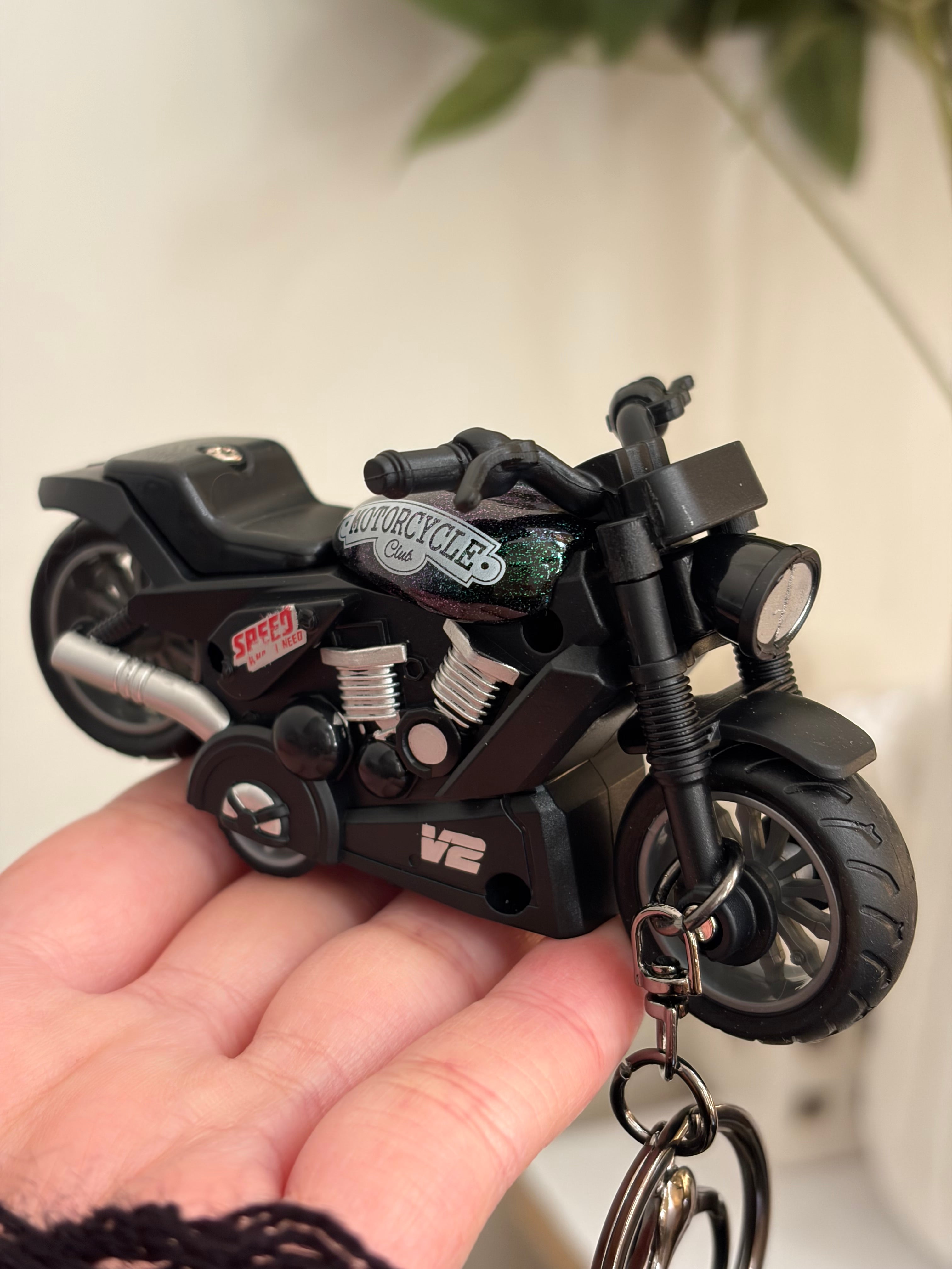 3D motorcycle keychain