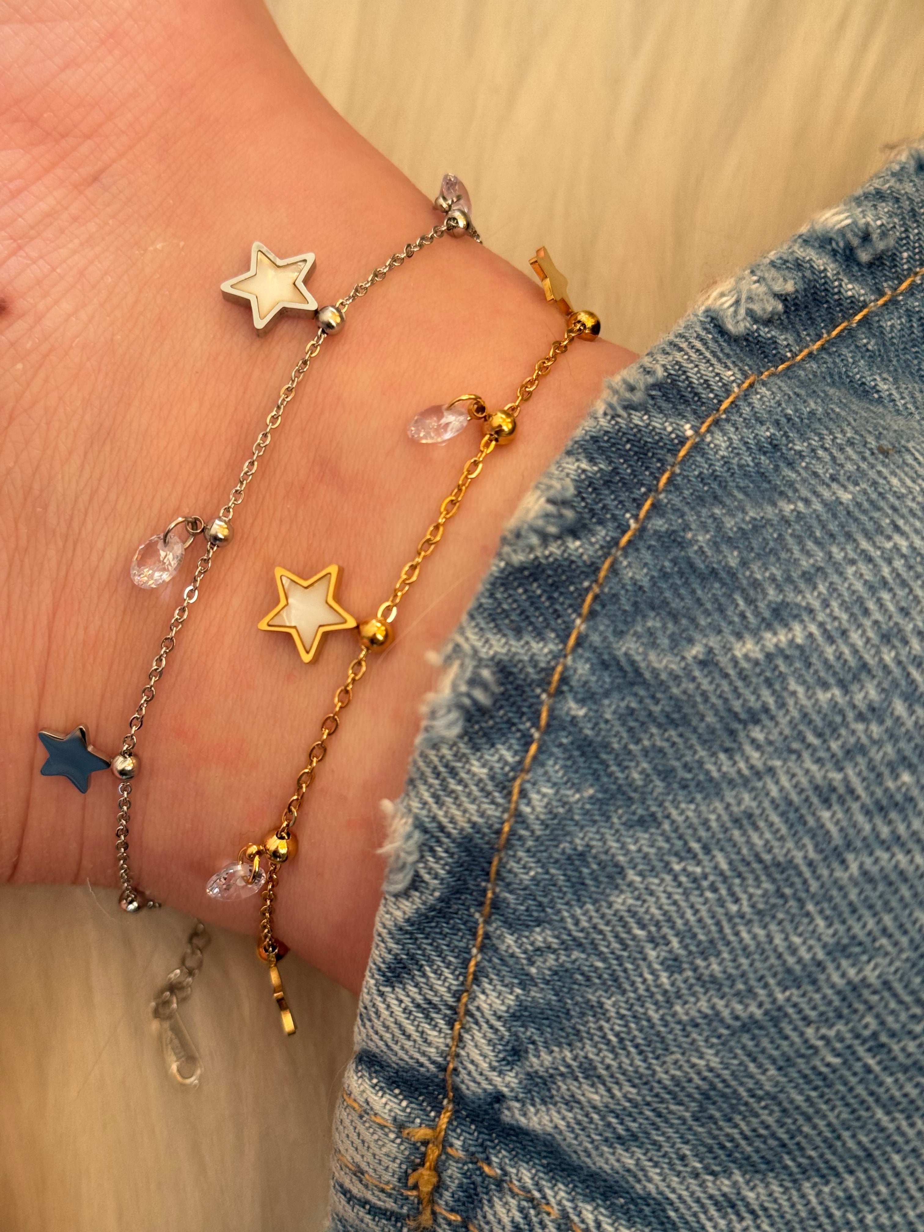 Star charm anklet (1pc)