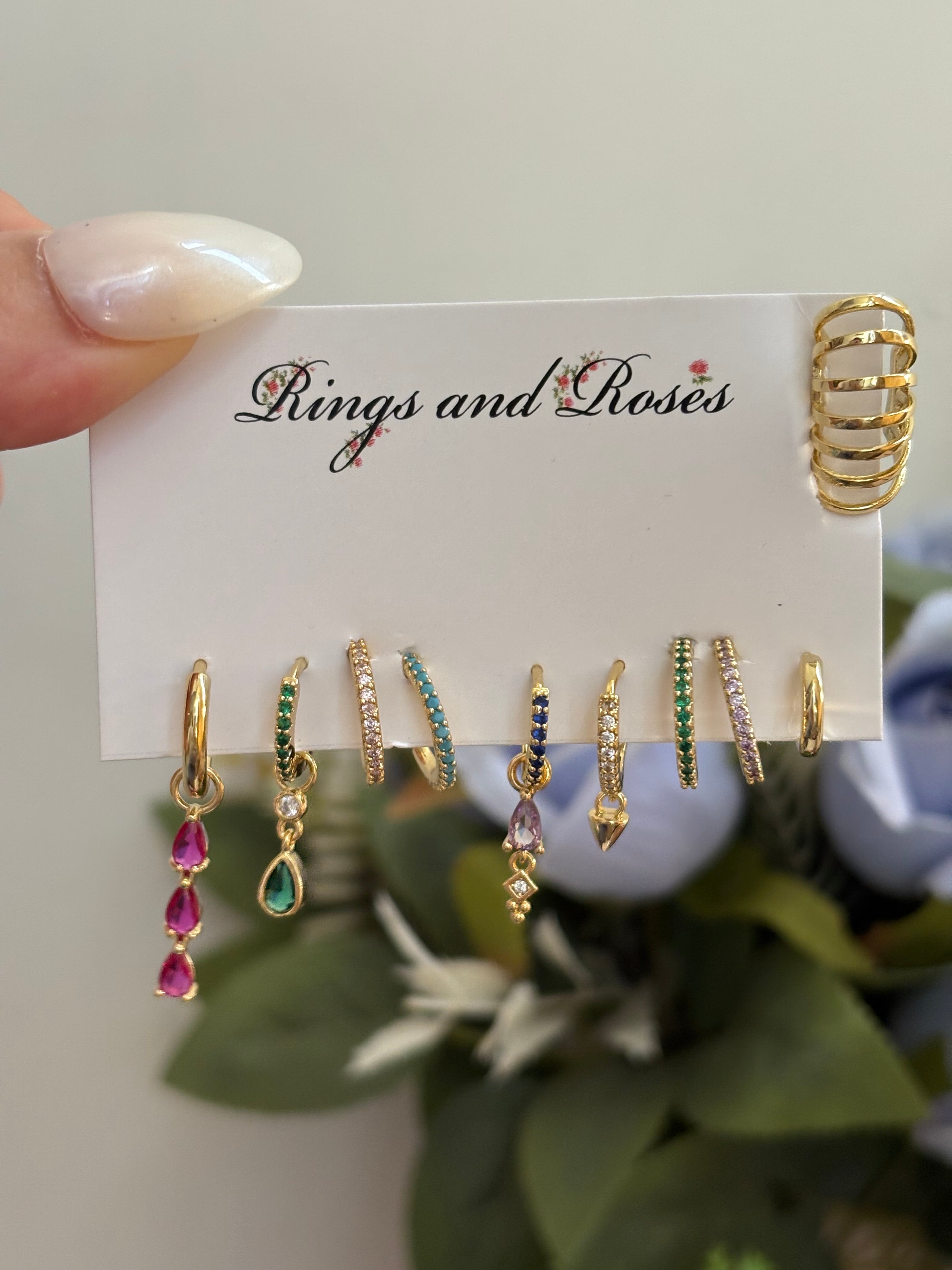Stone earset