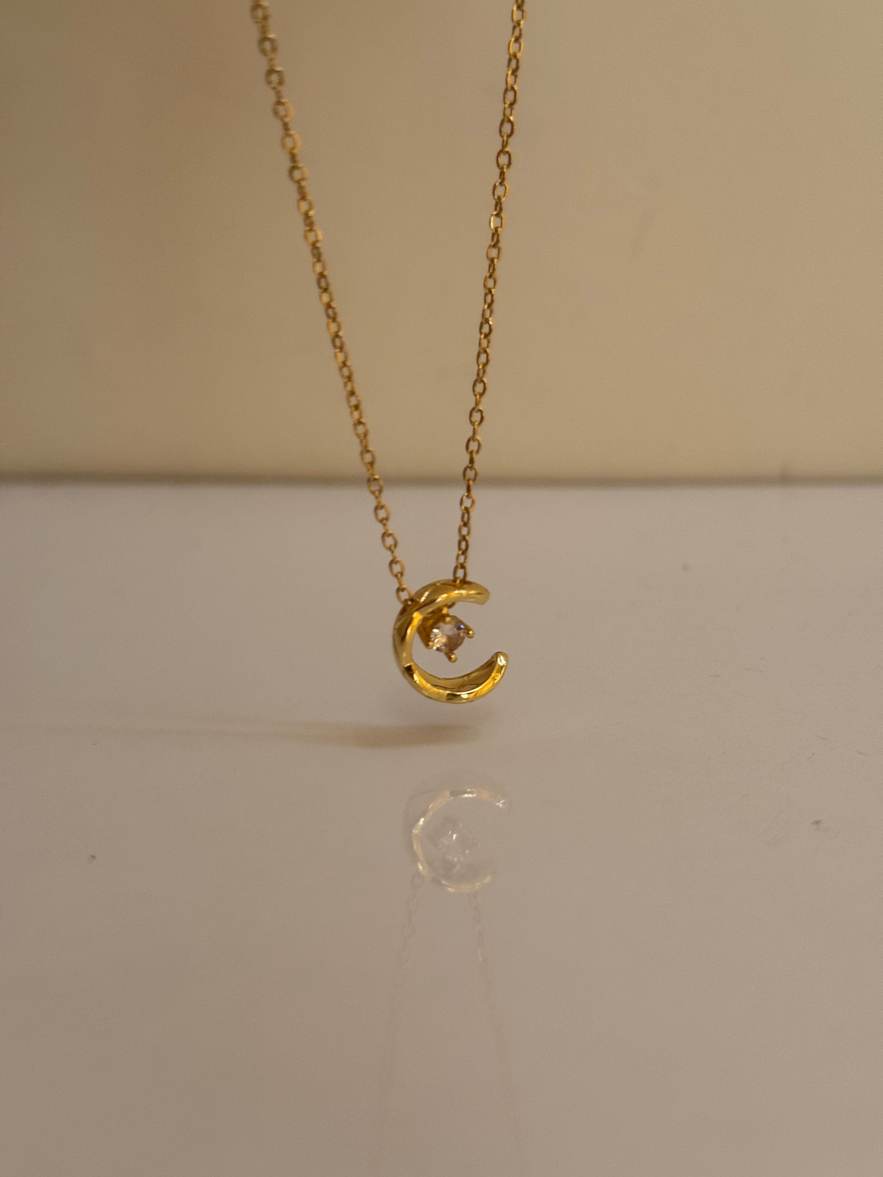 Crescent necklace