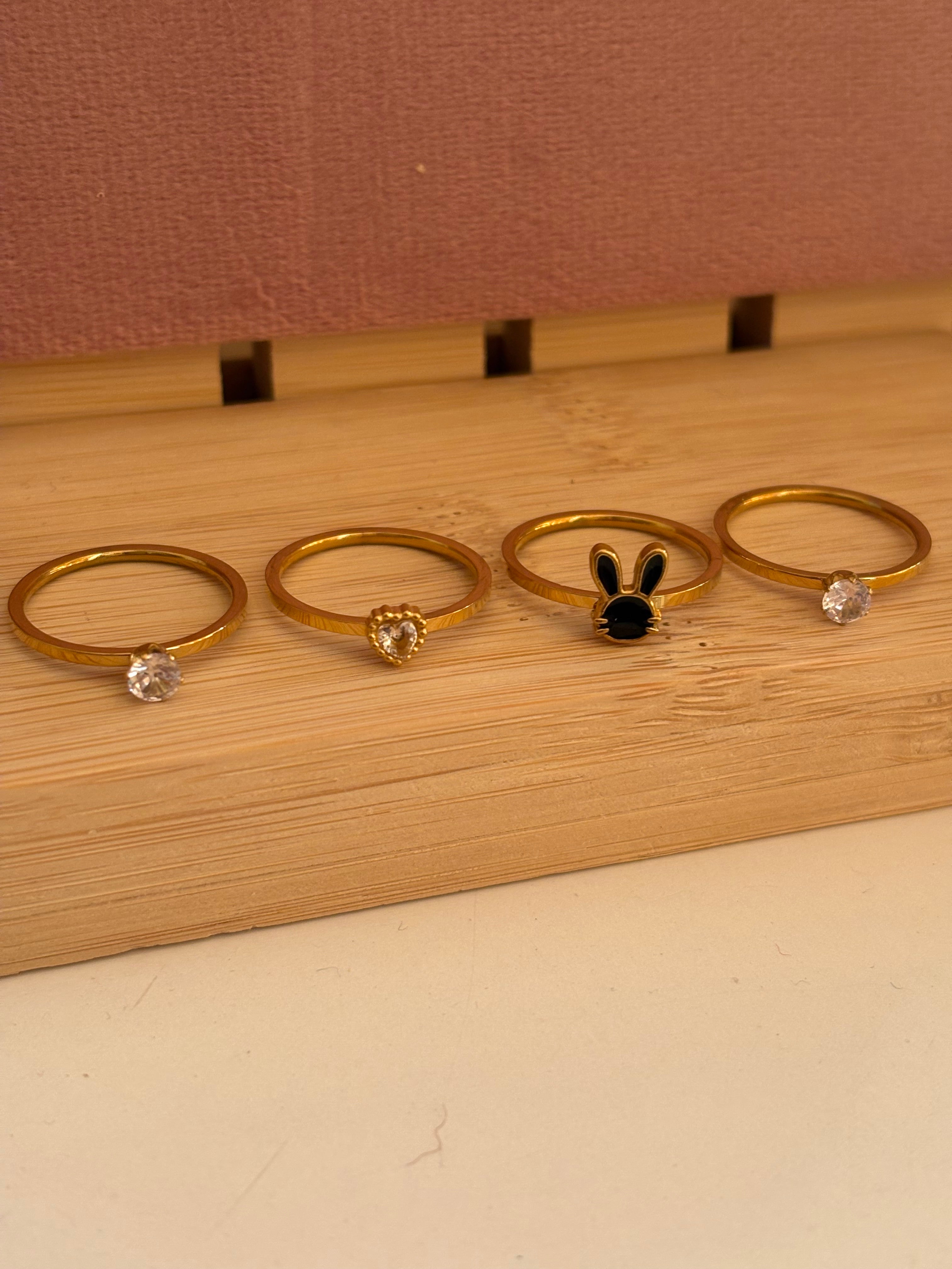 Bunny ring set
