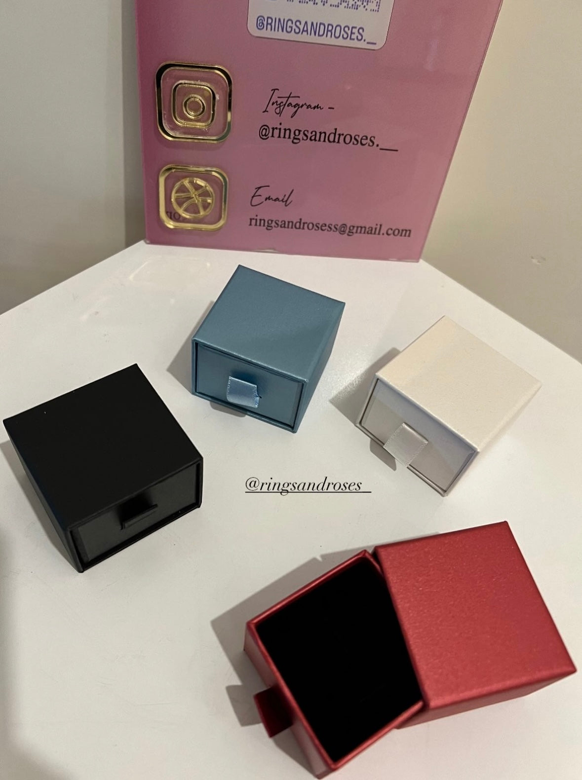 Premium Slider ring box