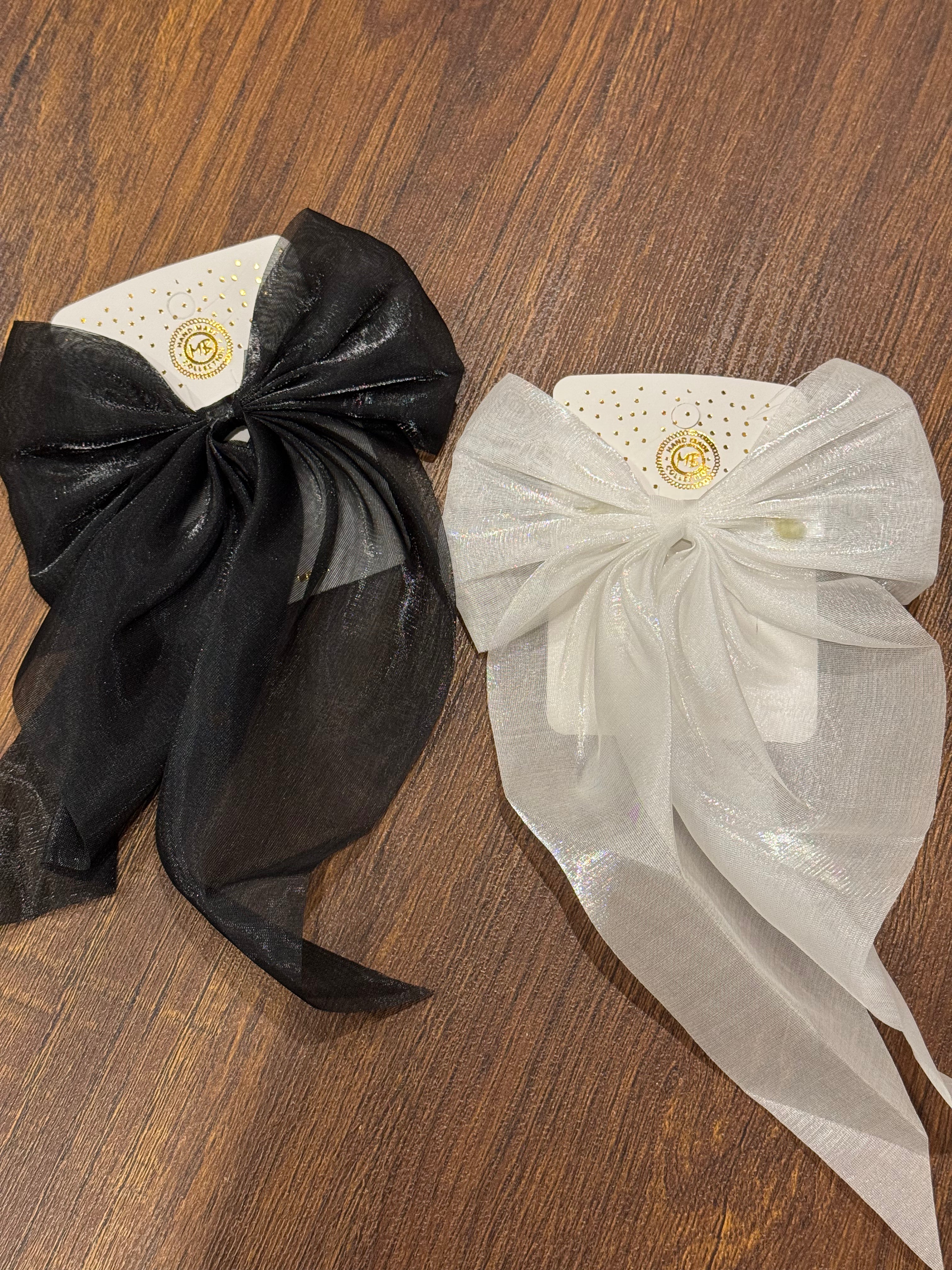 Organza bows