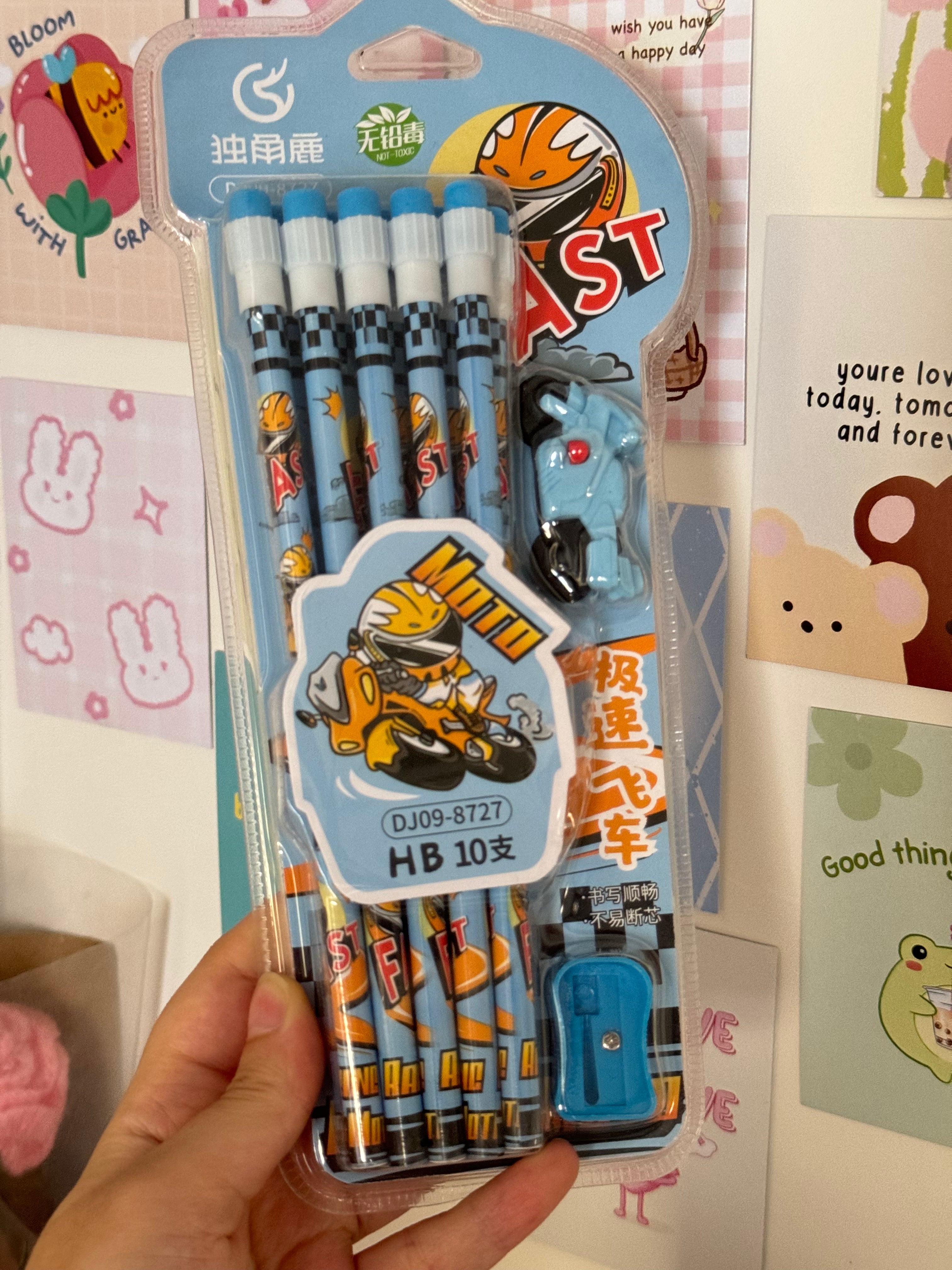 Moto pencil gift set