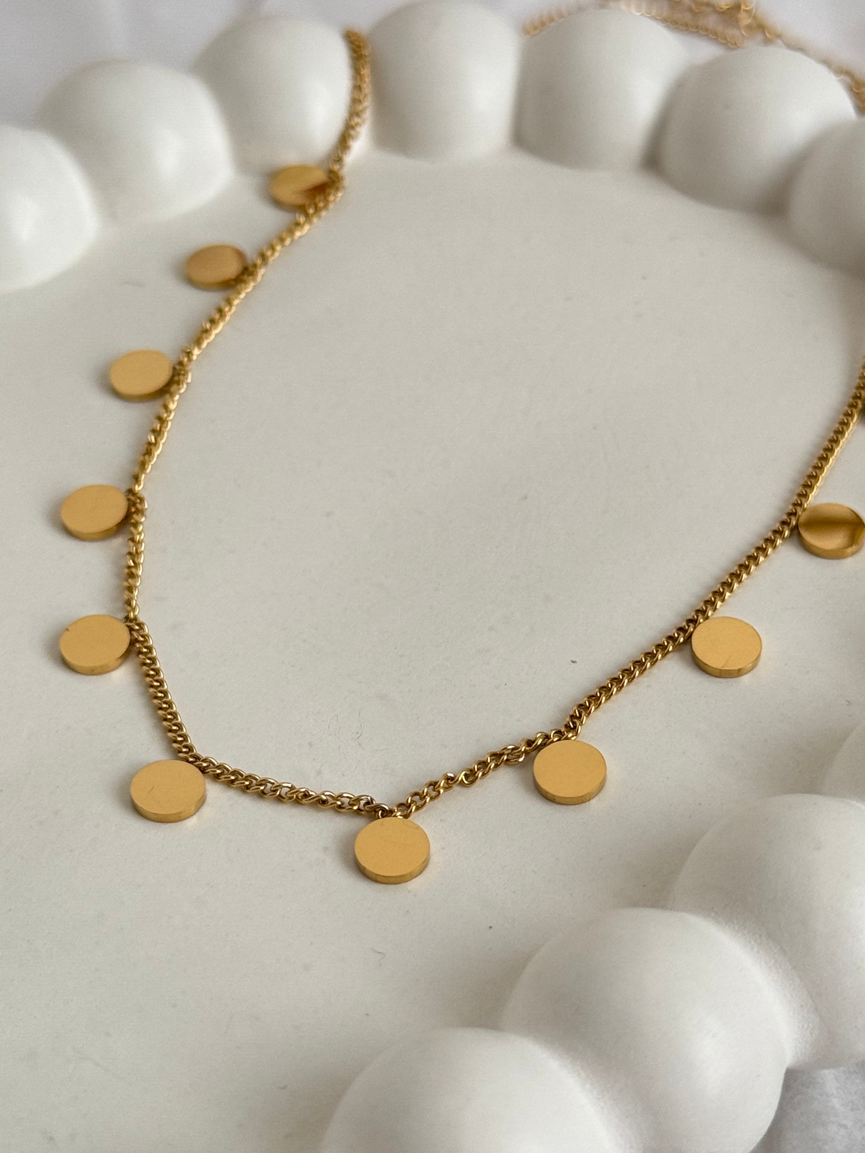 Dainty charm necklace