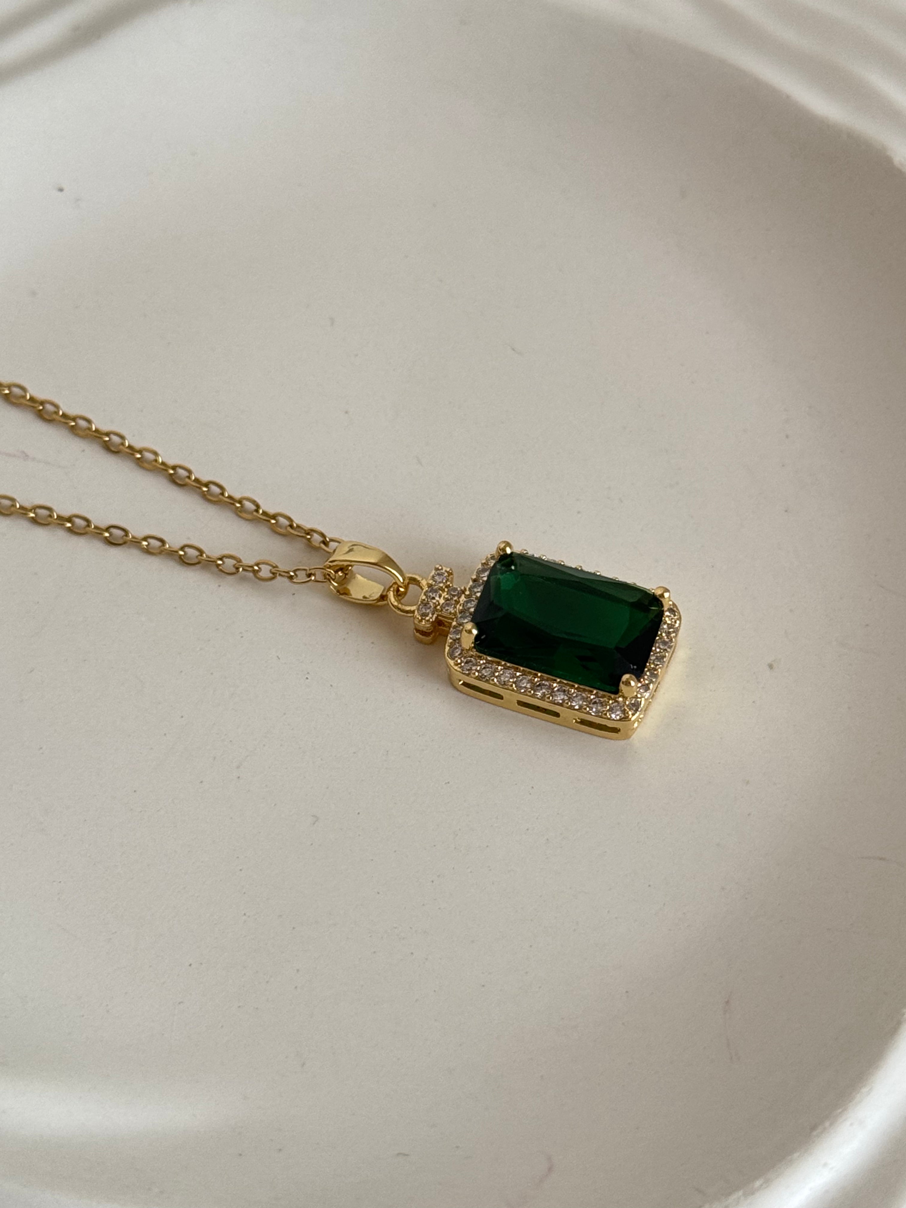 Emerald necklace