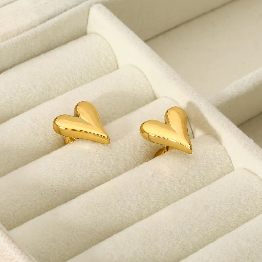 Heart studs